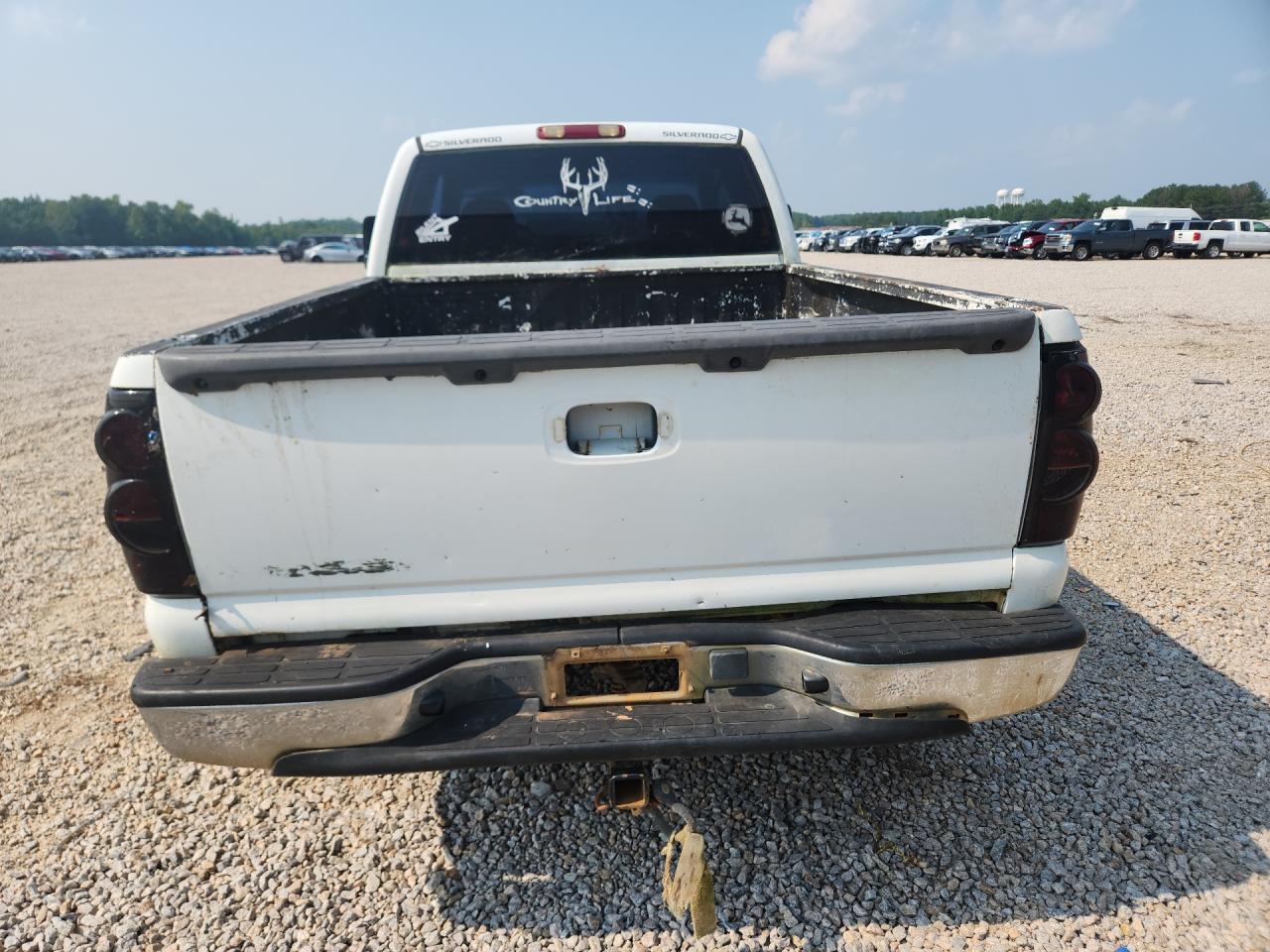 2004 Chevrolet Silverado K1500 White vin: 1GCEK19T34E120502