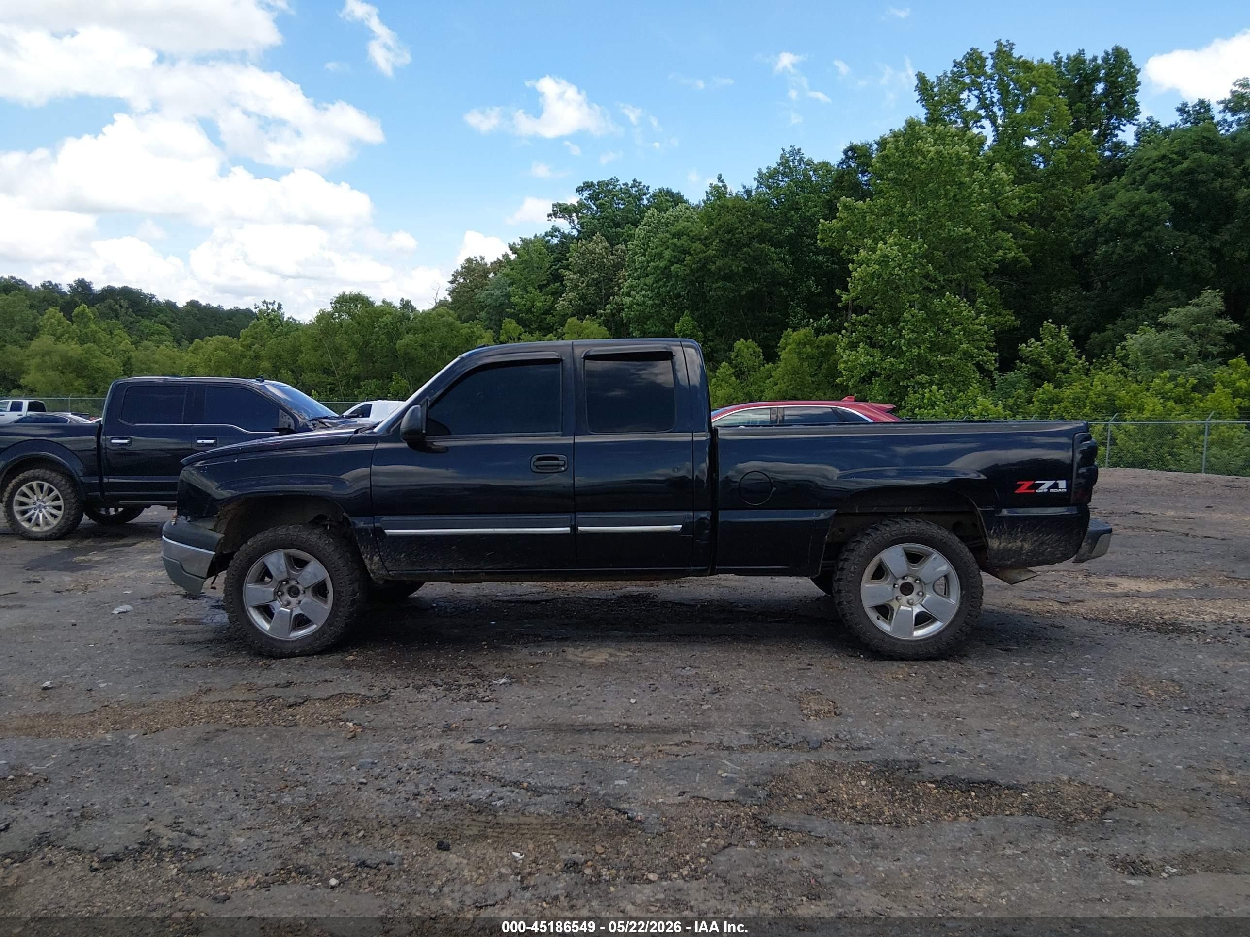 2004 Chevrolet Silverado 1500 Z71 Black vin: 1GCEK19T34E155475