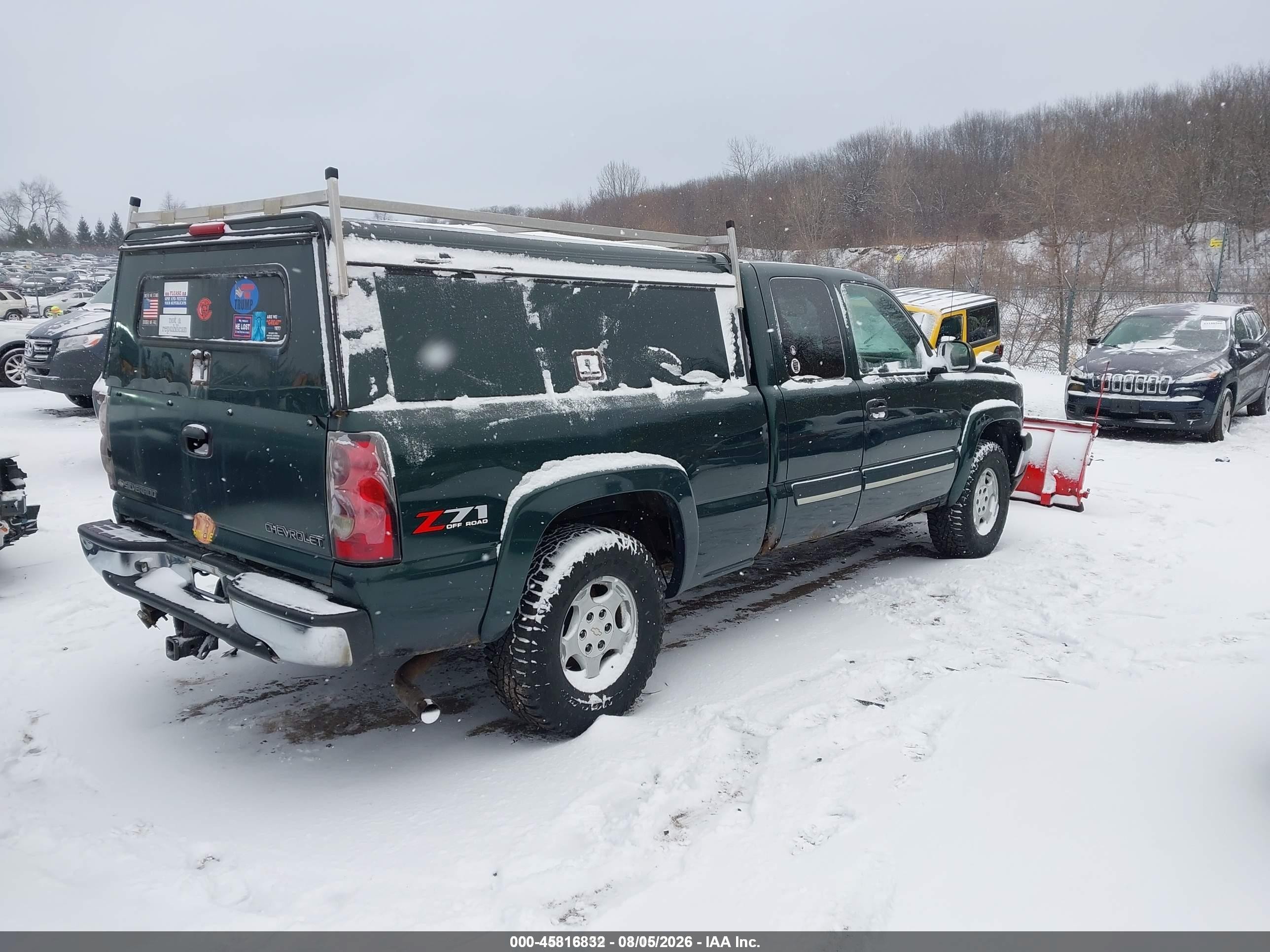 2004 Chevrolet Silverado 1500 Z71 Green vin: 1GCEK19T34E264423