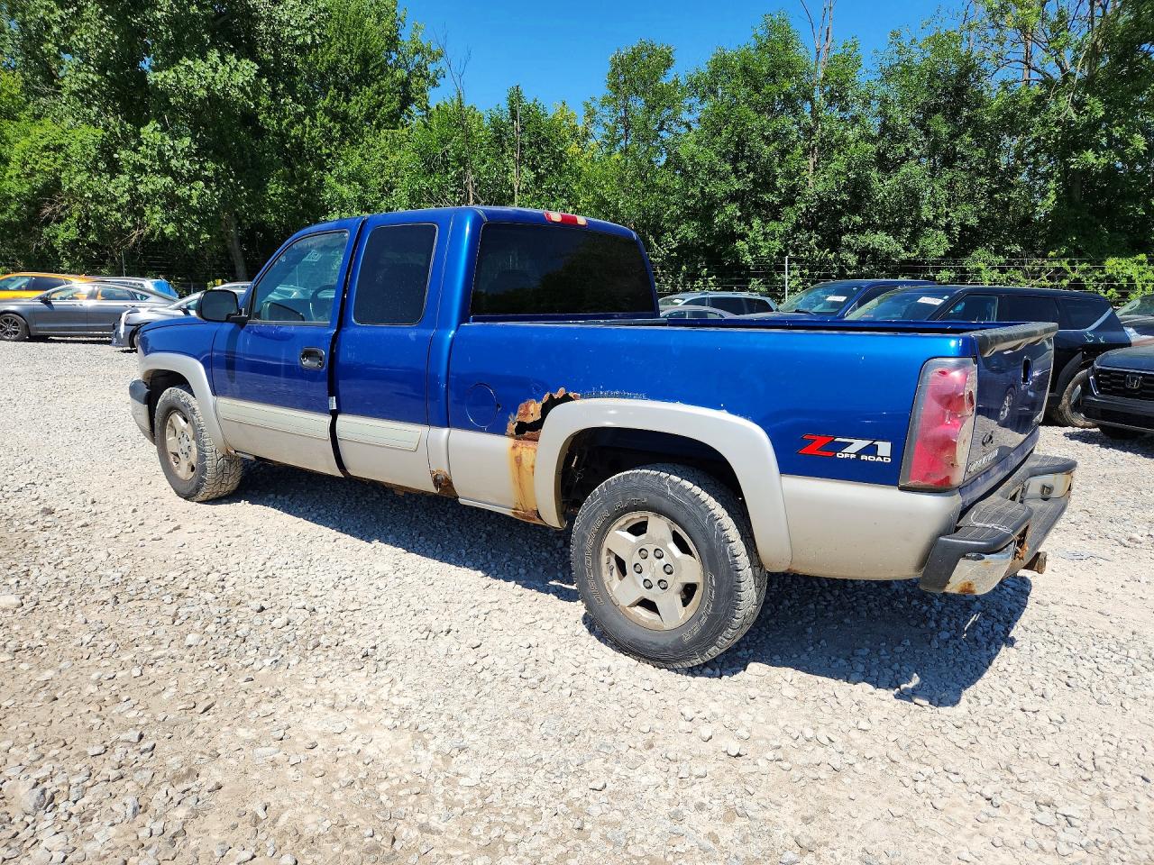 2004 Chevrolet Silverado K1500 Blue vin: 1GCEK19T34Z210922