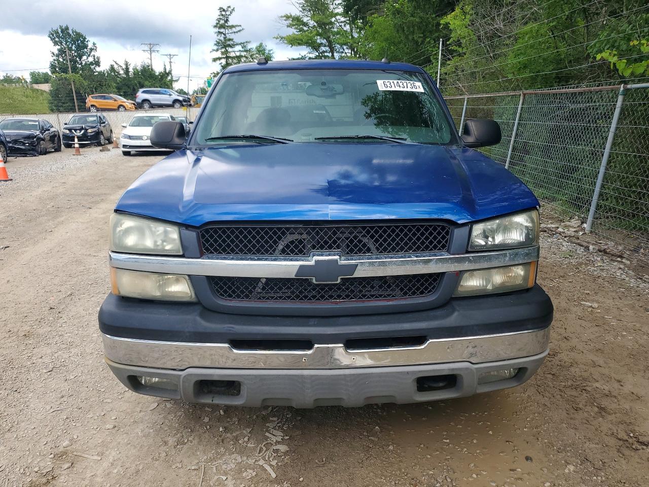 2004 Chevrolet Silverado K1500 Blue vin: 1GCEK19T34Z210922
