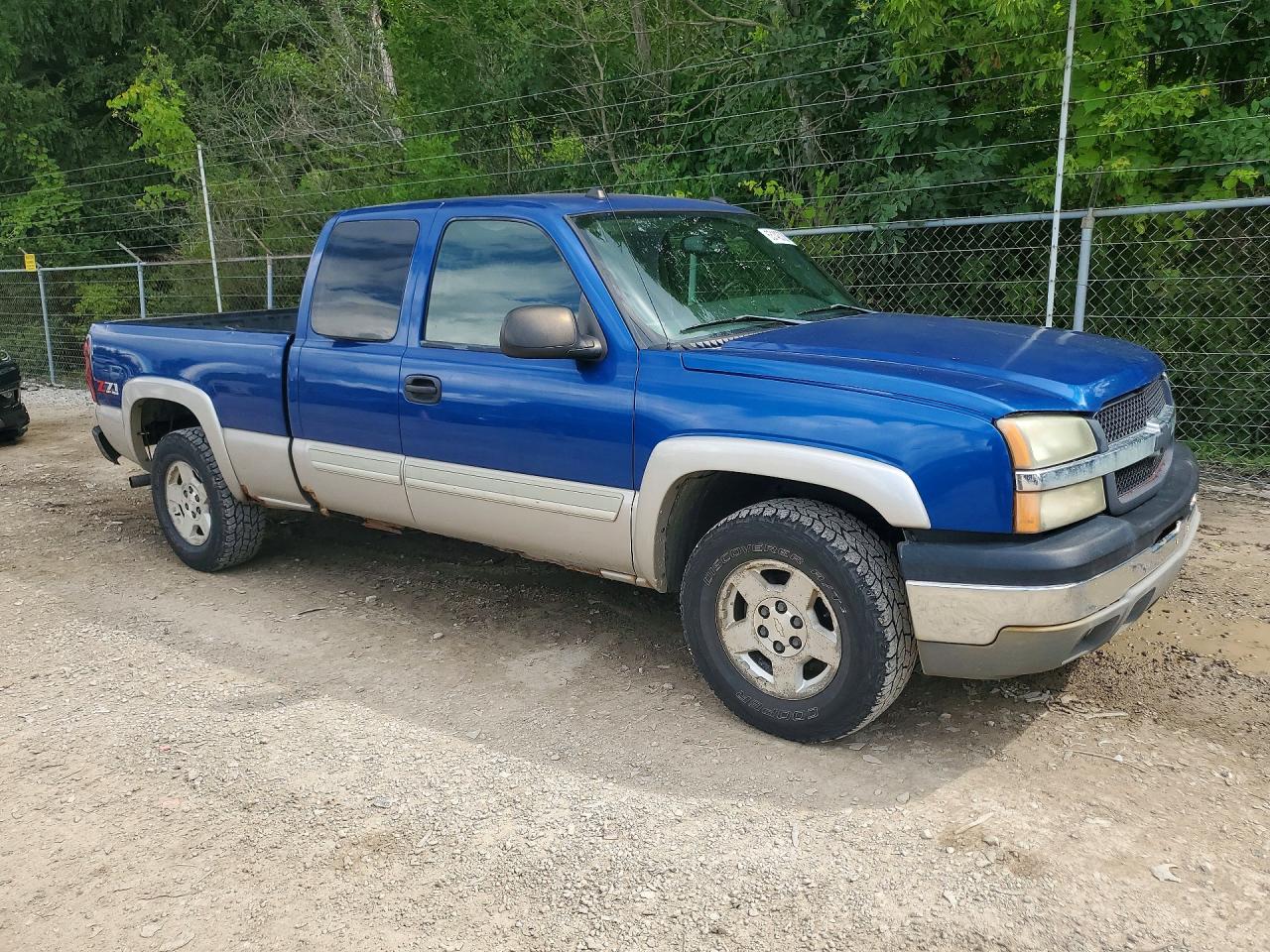 2004 Chevrolet Silverado K1500 Blue vin: 1GCEK19T34Z210922