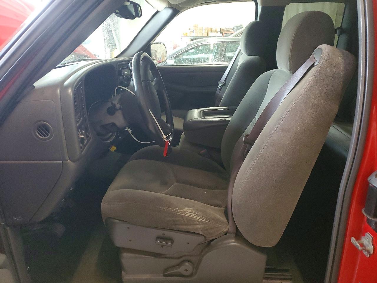 2005 Chevrolet Silverado K1500 Red vin: 1GCEK19T35Z186381