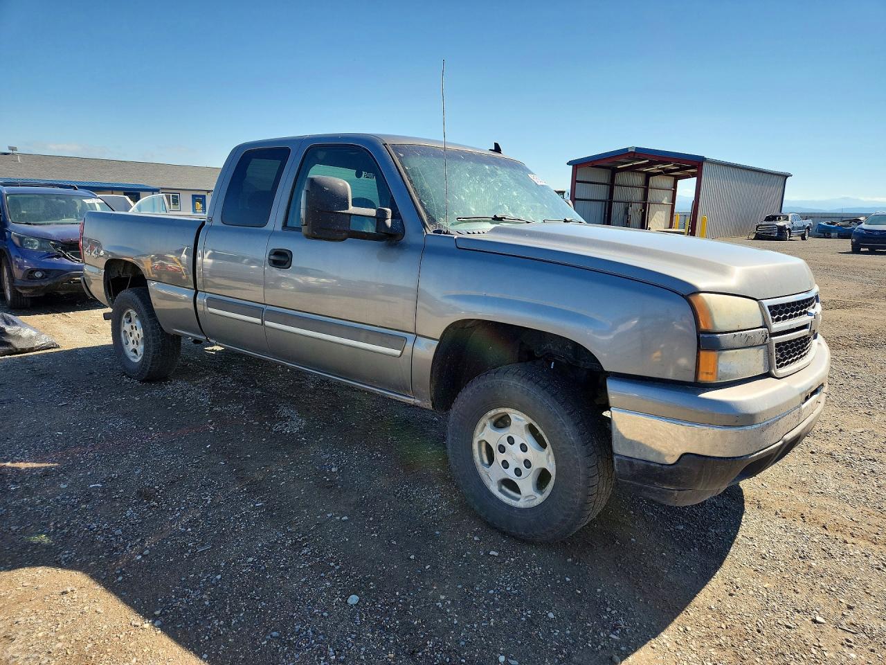 2006 Chevrolet Silverado K1500 Gray vin: 1GCEK19T36Z183093
