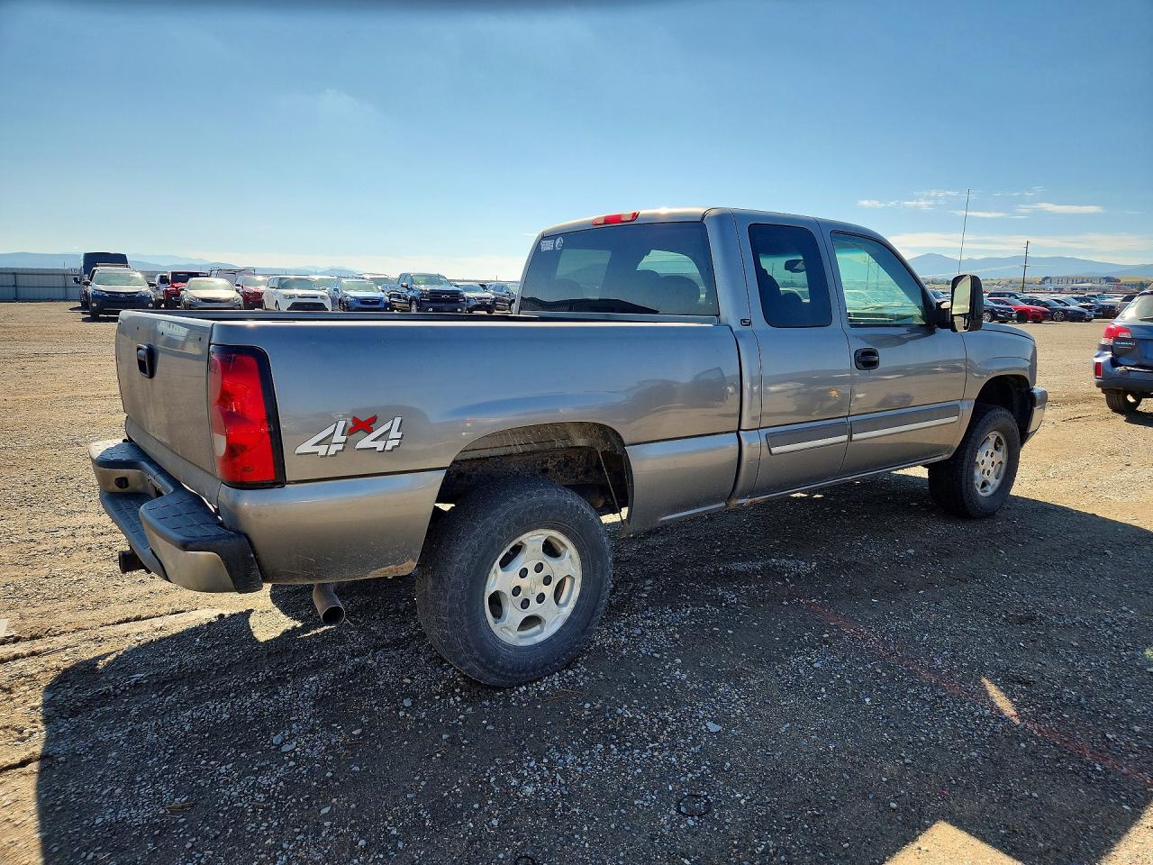 2006 Chevrolet Silverado K1500 Gray vin: 1GCEK19T36Z183093