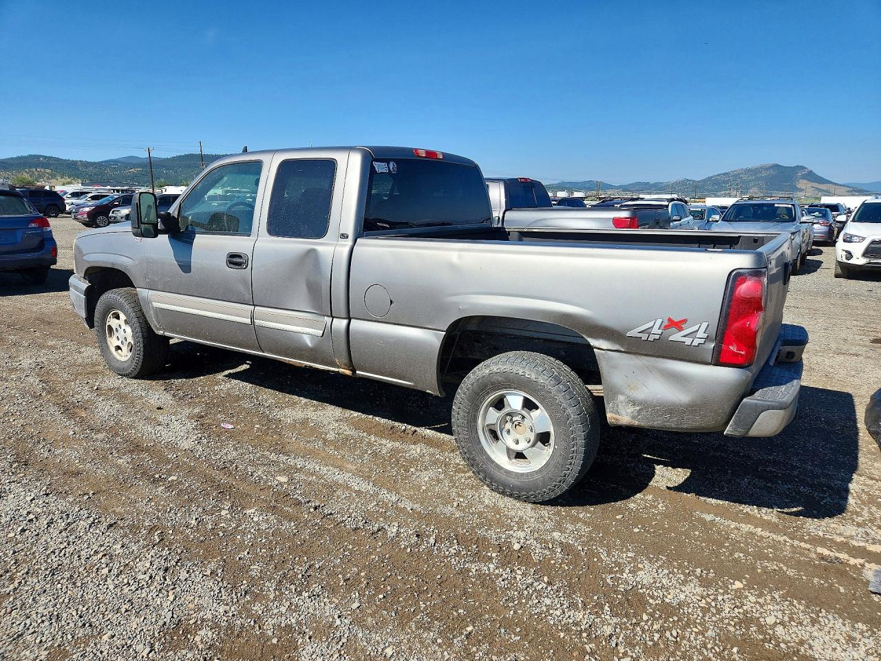 2006 Chevrolet Silverado K1500 Gray vin: 1GCEK19T36Z183093
