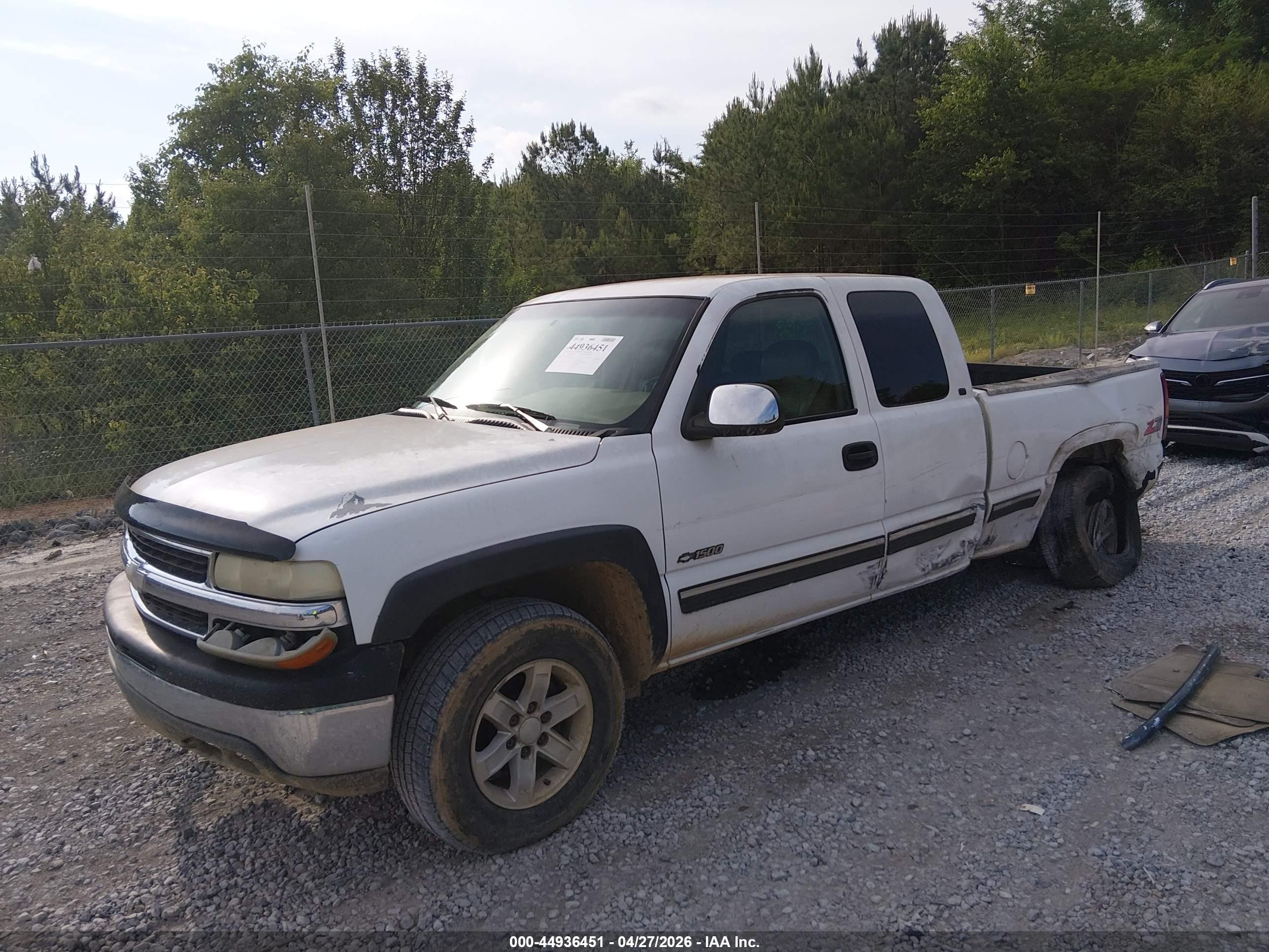 1999 Chevrolet Silverado 1500 Lt White vin: 1GCEK19T3XE169235