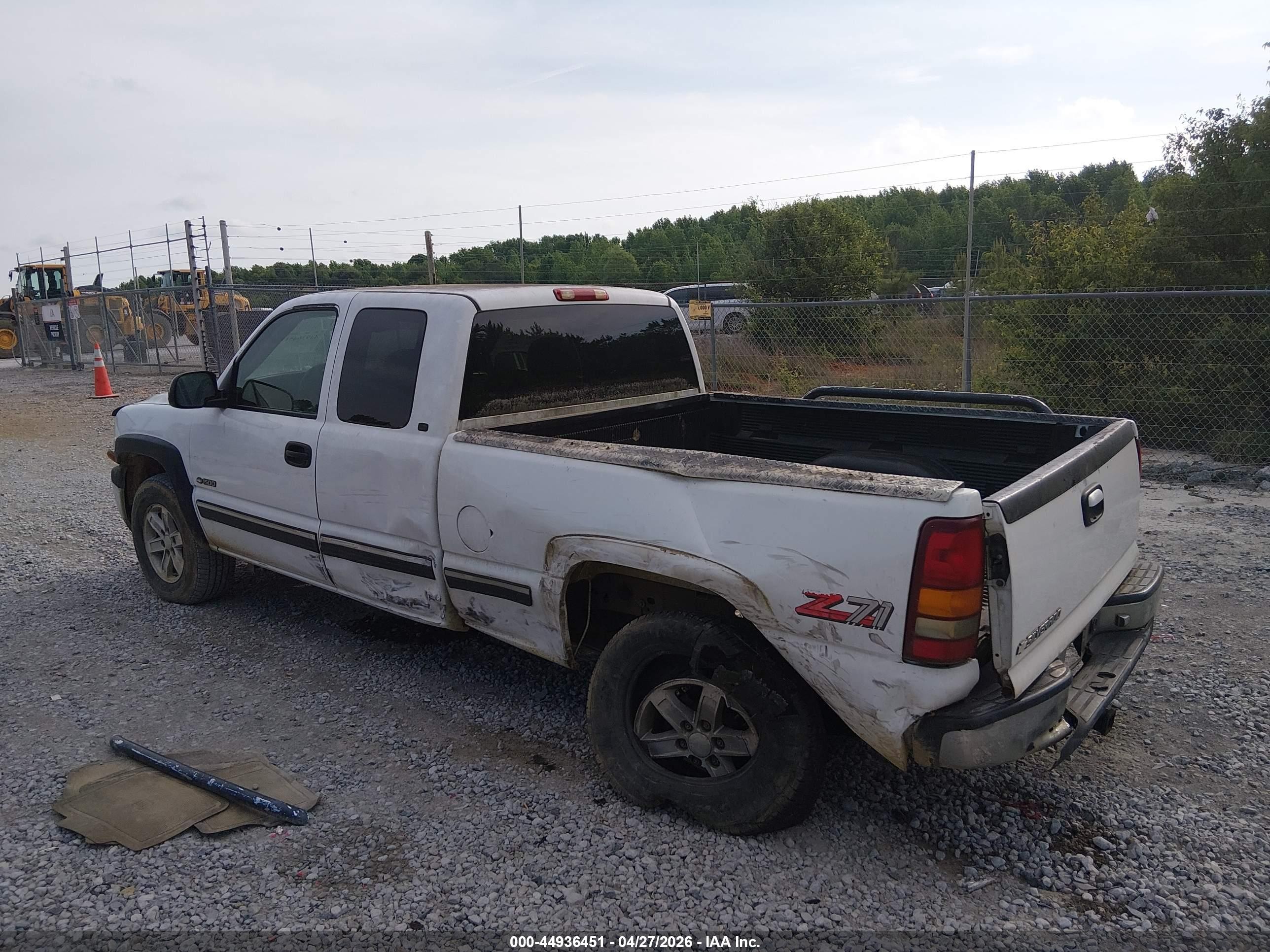 1999 Chevrolet Silverado 1500 Lt White vin: 1GCEK19T3XE169235