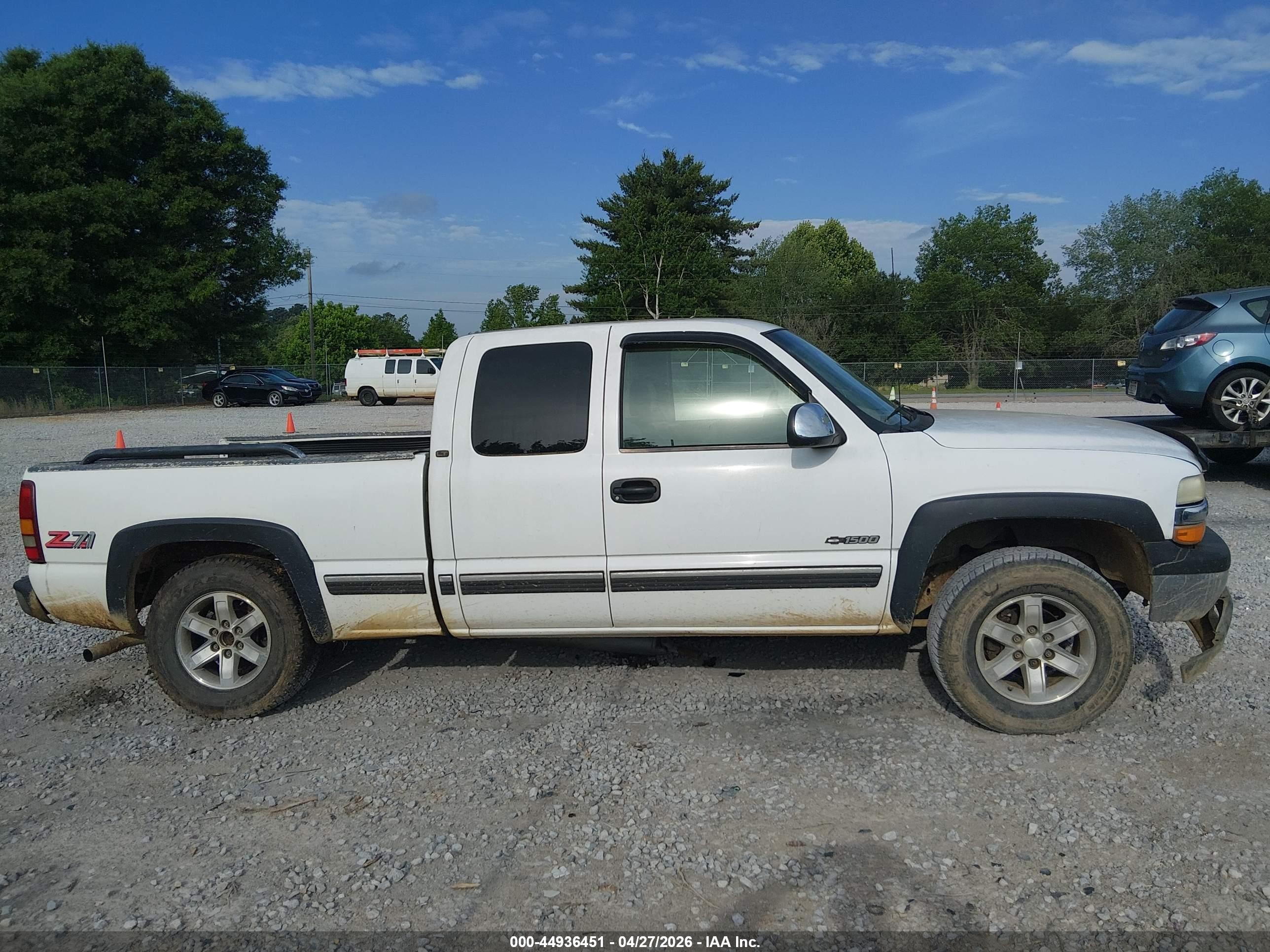 1999 Chevrolet Silverado 1500 Lt White vin: 1GCEK19T3XE169235