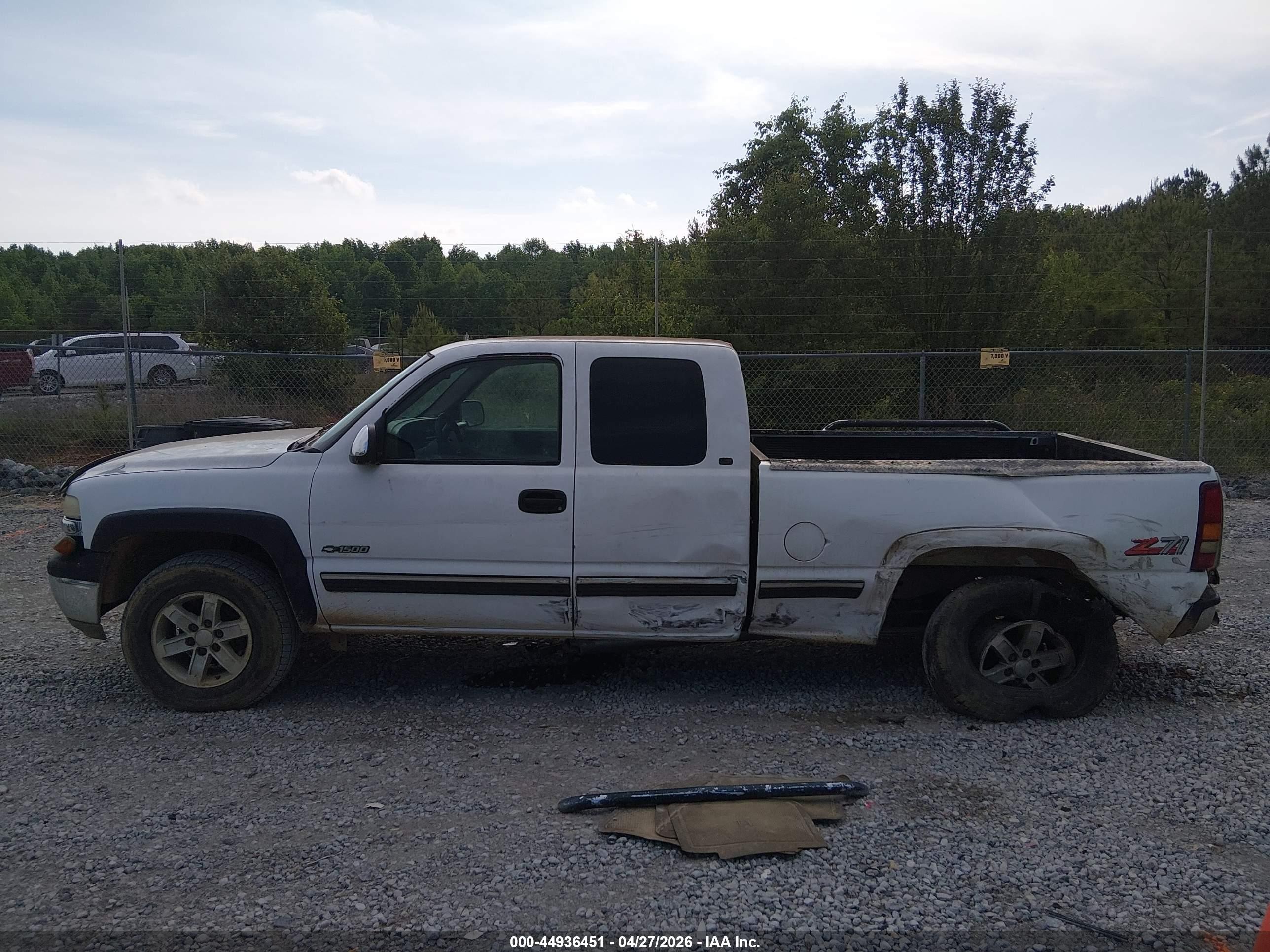1999 Chevrolet Silverado 1500 Lt White vin: 1GCEK19T3XE169235