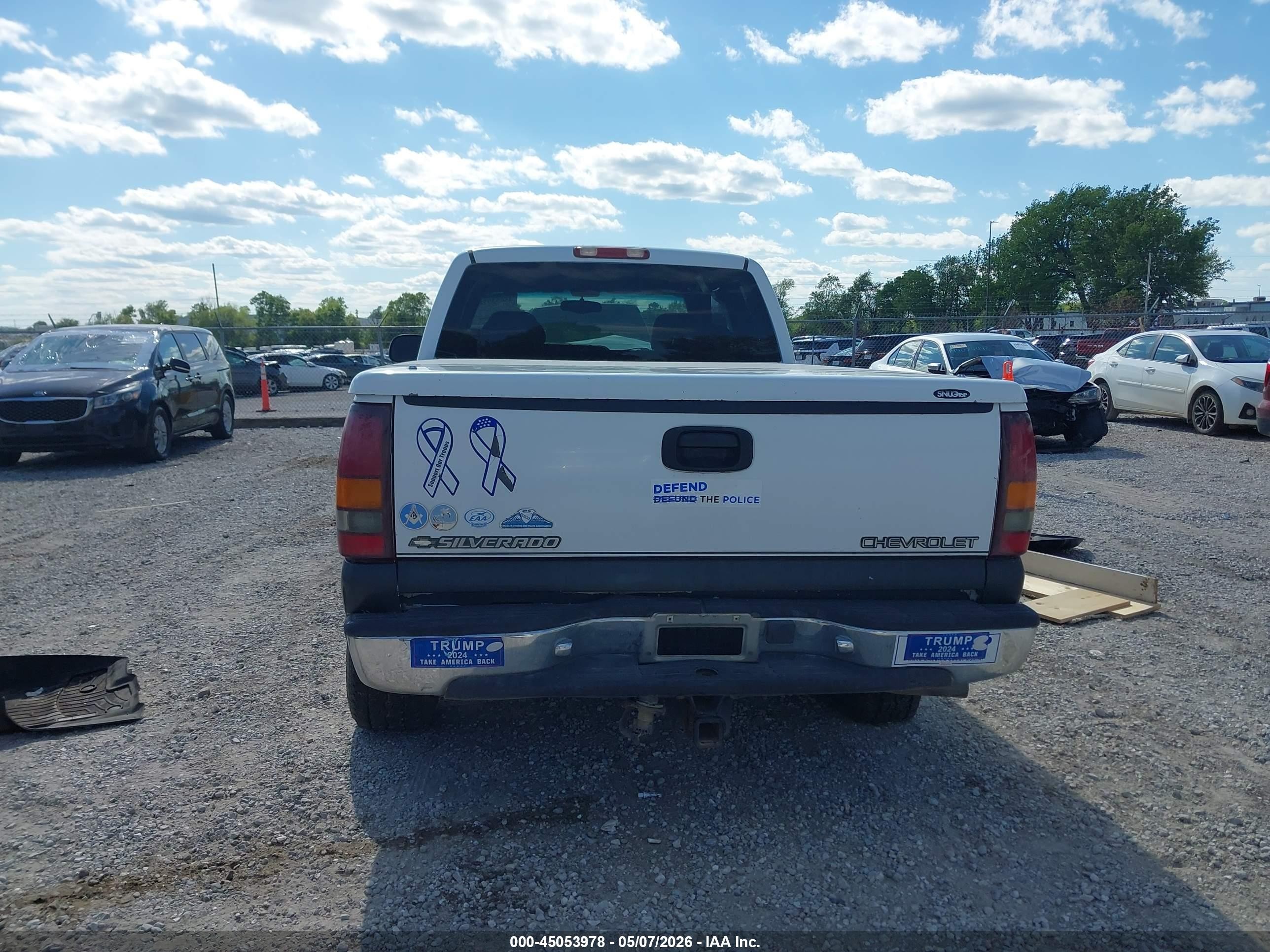2000 Chevrolet Silverado 1500 Lt White vin: 1GCEK19T3YE153280