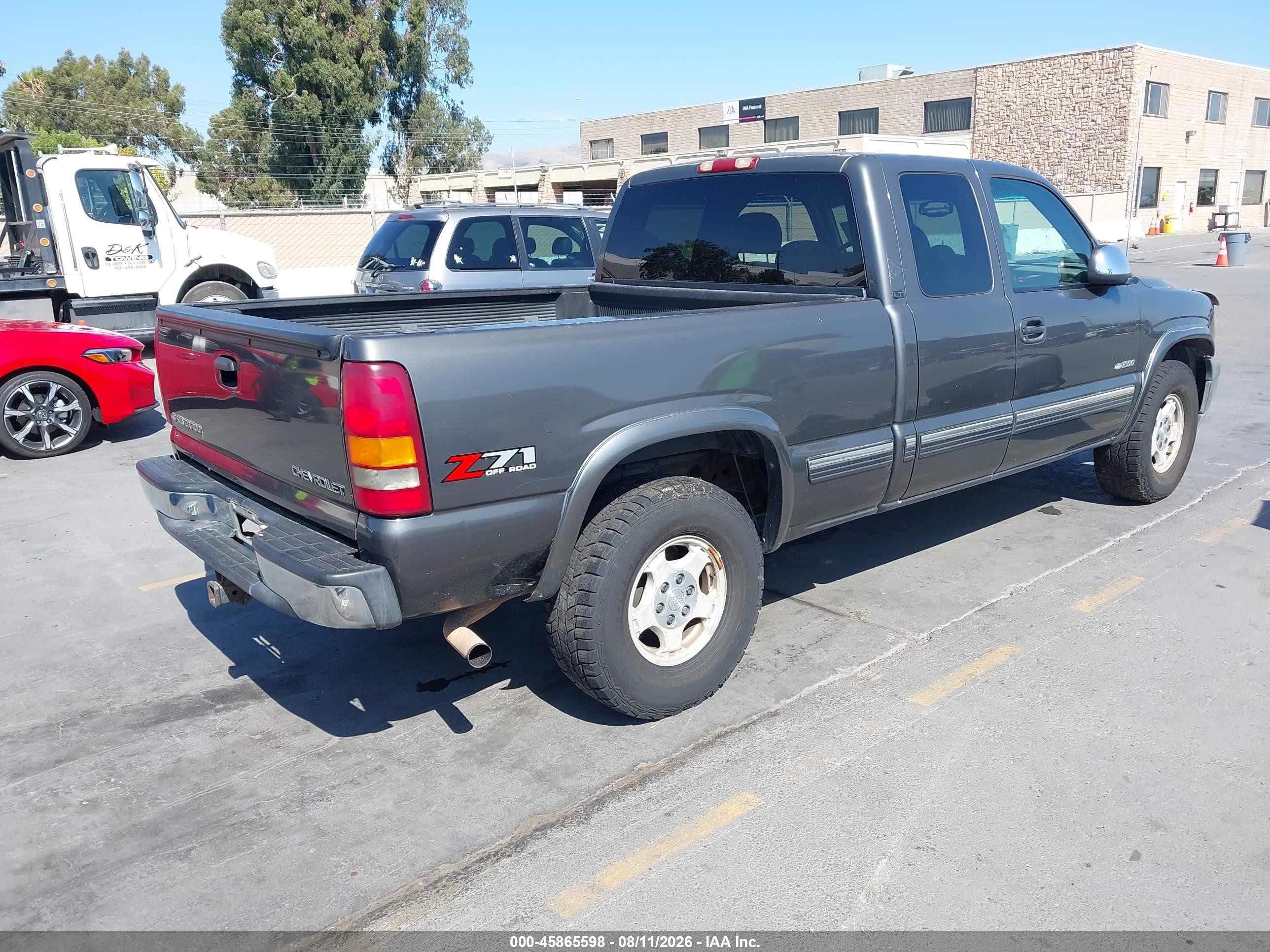 2001 Chevrolet Silverado 1500 Lt Gray vin: 1GCEK19T41Z175173
