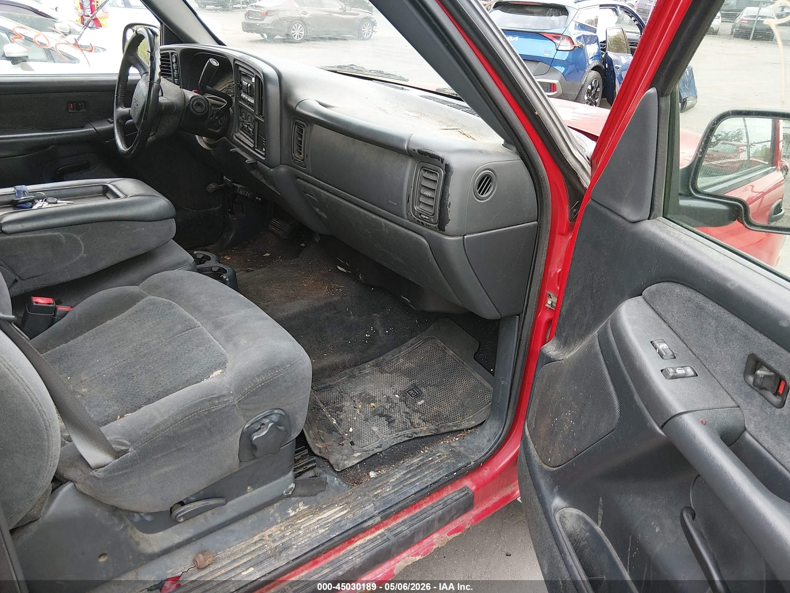 2002 Chevrolet Silverado 1500 Ls Красный vin: 1GCEK19T42Z201305