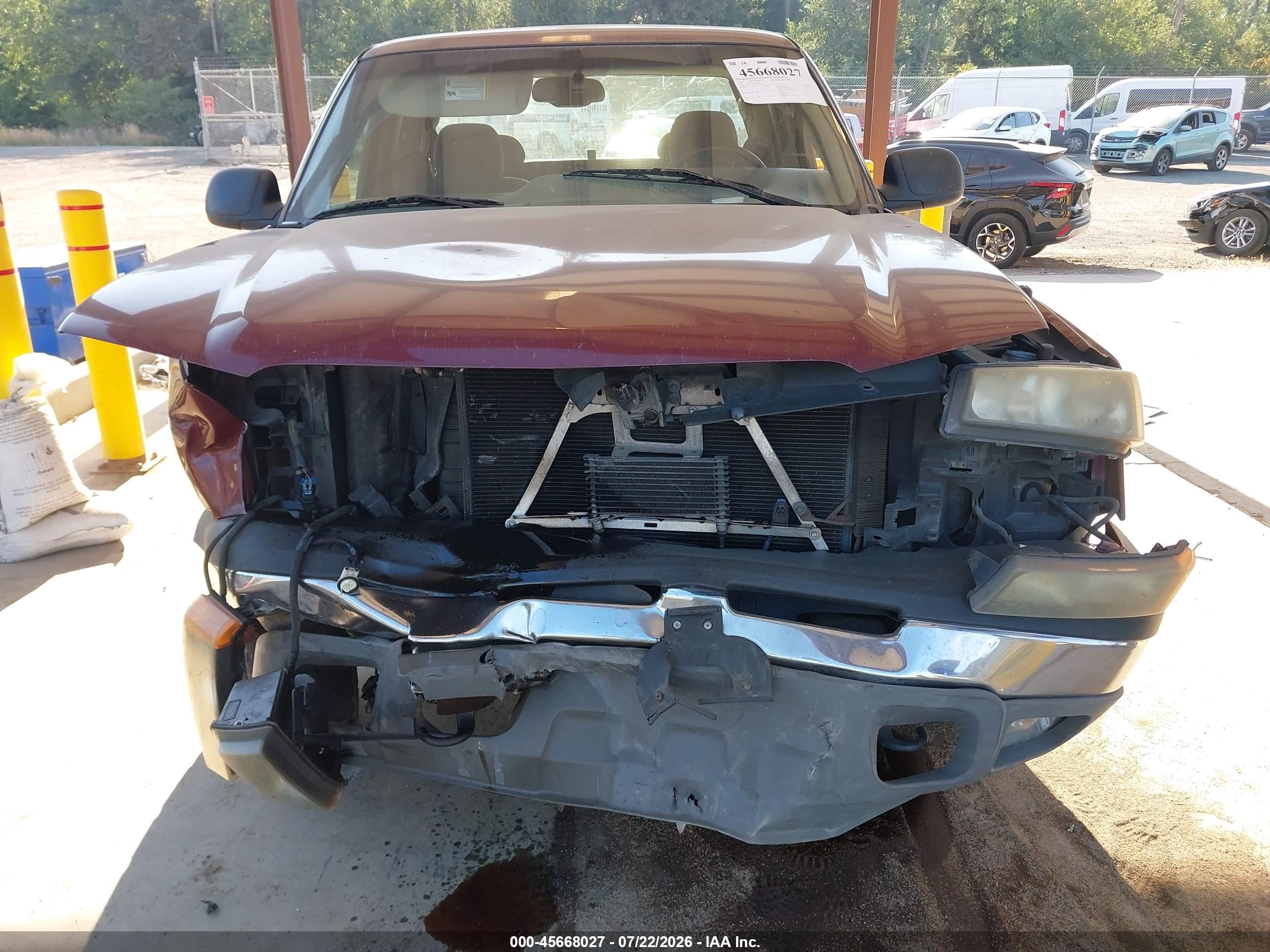 2003 Chevrolet Silverado 1500 Ls Maroon vin: 1GCEK19T43E130891