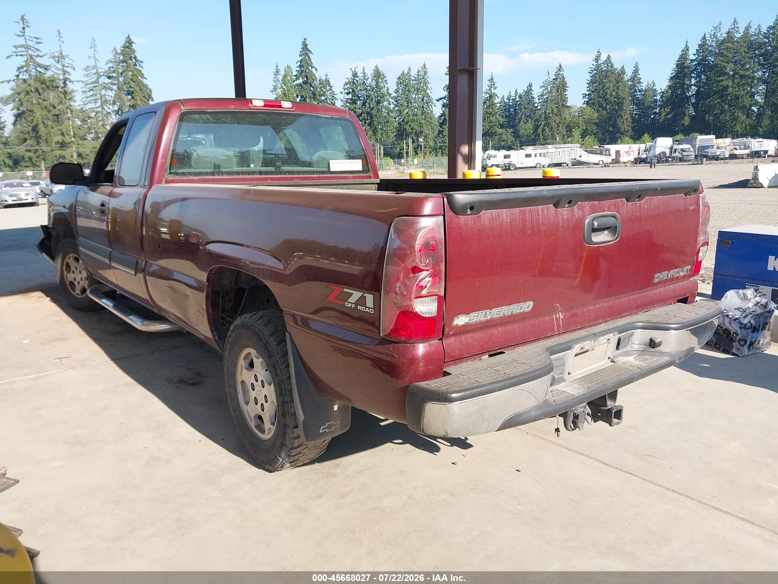 2003 Chevrolet Silverado 1500 Ls Maroon vin: 1GCEK19T43E130891