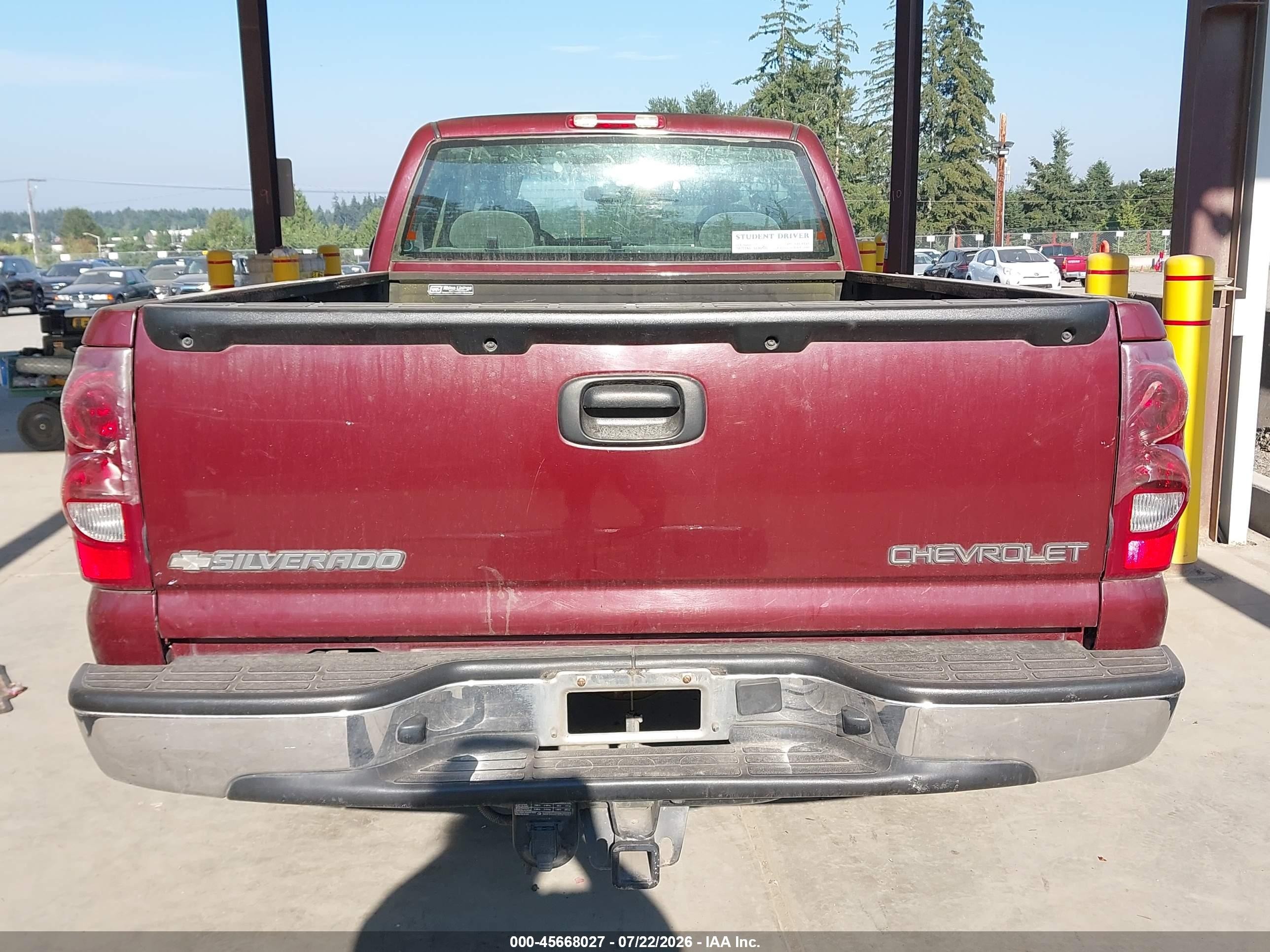 2003 Chevrolet Silverado 1500 Ls Maroon vin: 1GCEK19T43E130891