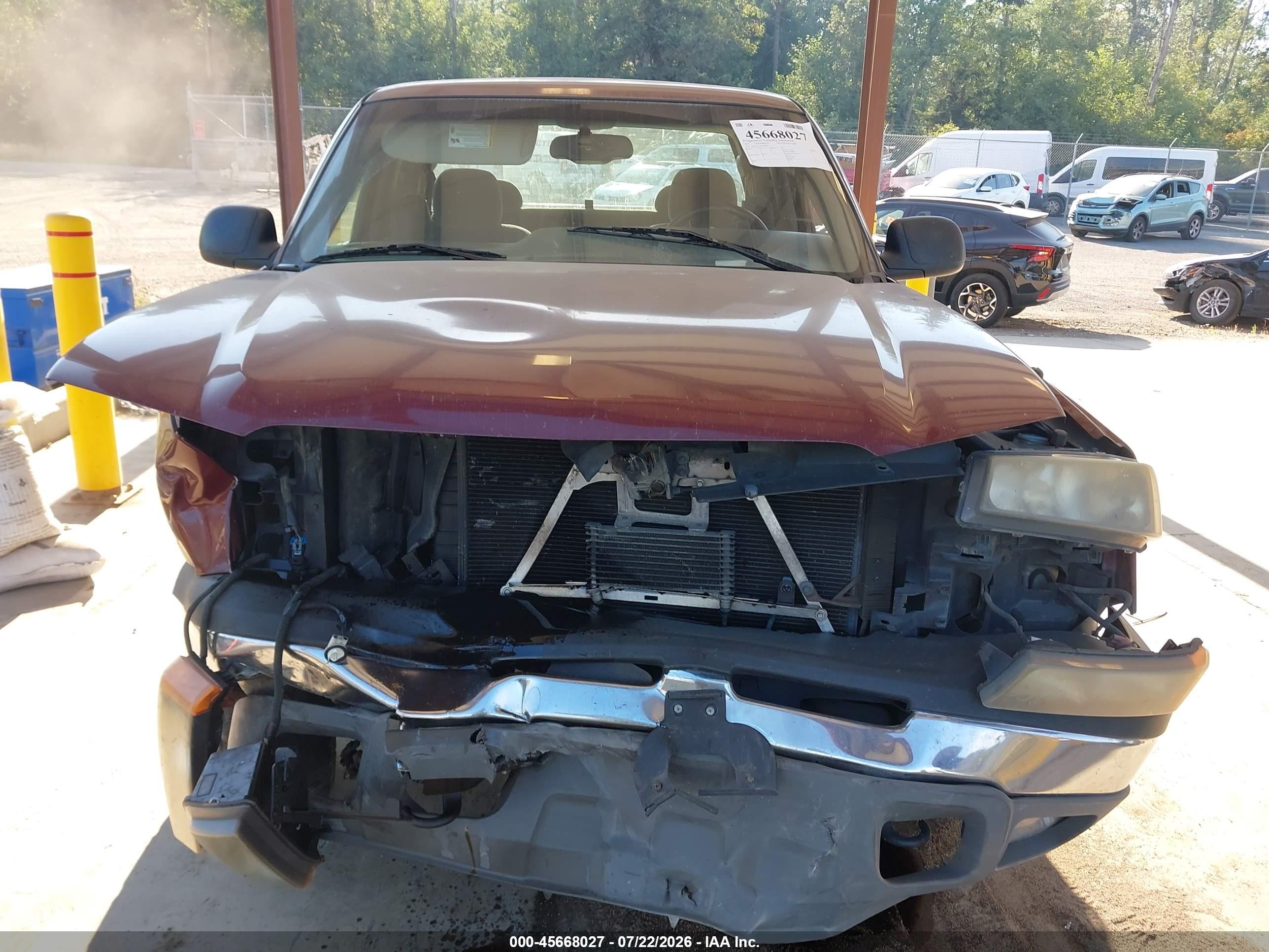 2003 Chevrolet Silverado 1500 Ls Maroon vin: 1GCEK19T43E130891