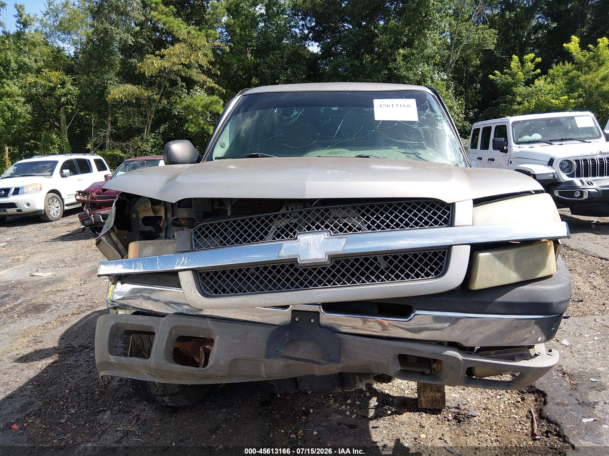 2003 Chevrolet Silverado 1500 Ls Gray vin: 1GCEK19T43E144175