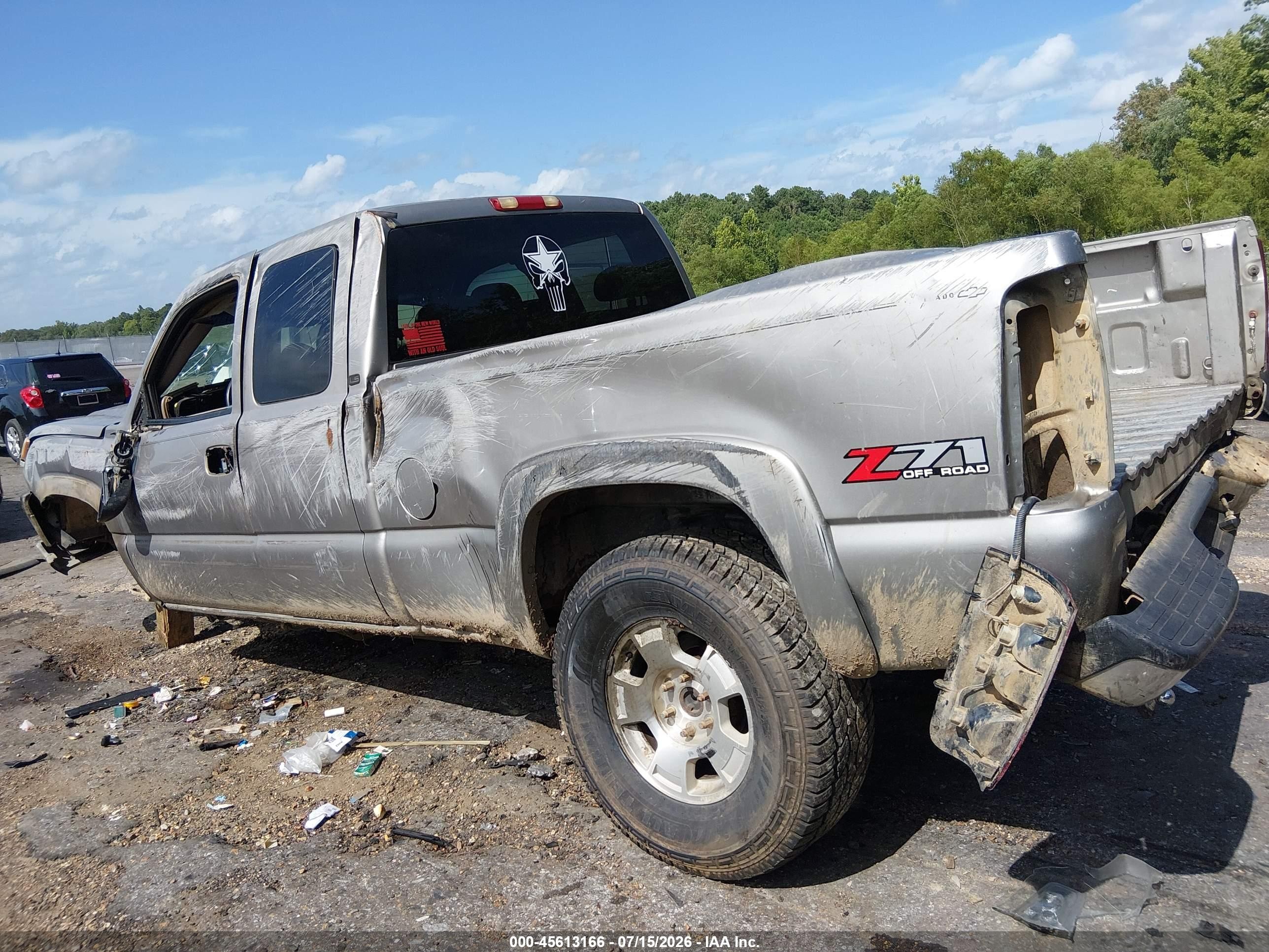2003 Chevrolet Silverado 1500 Ls Gray vin: 1GCEK19T43E144175