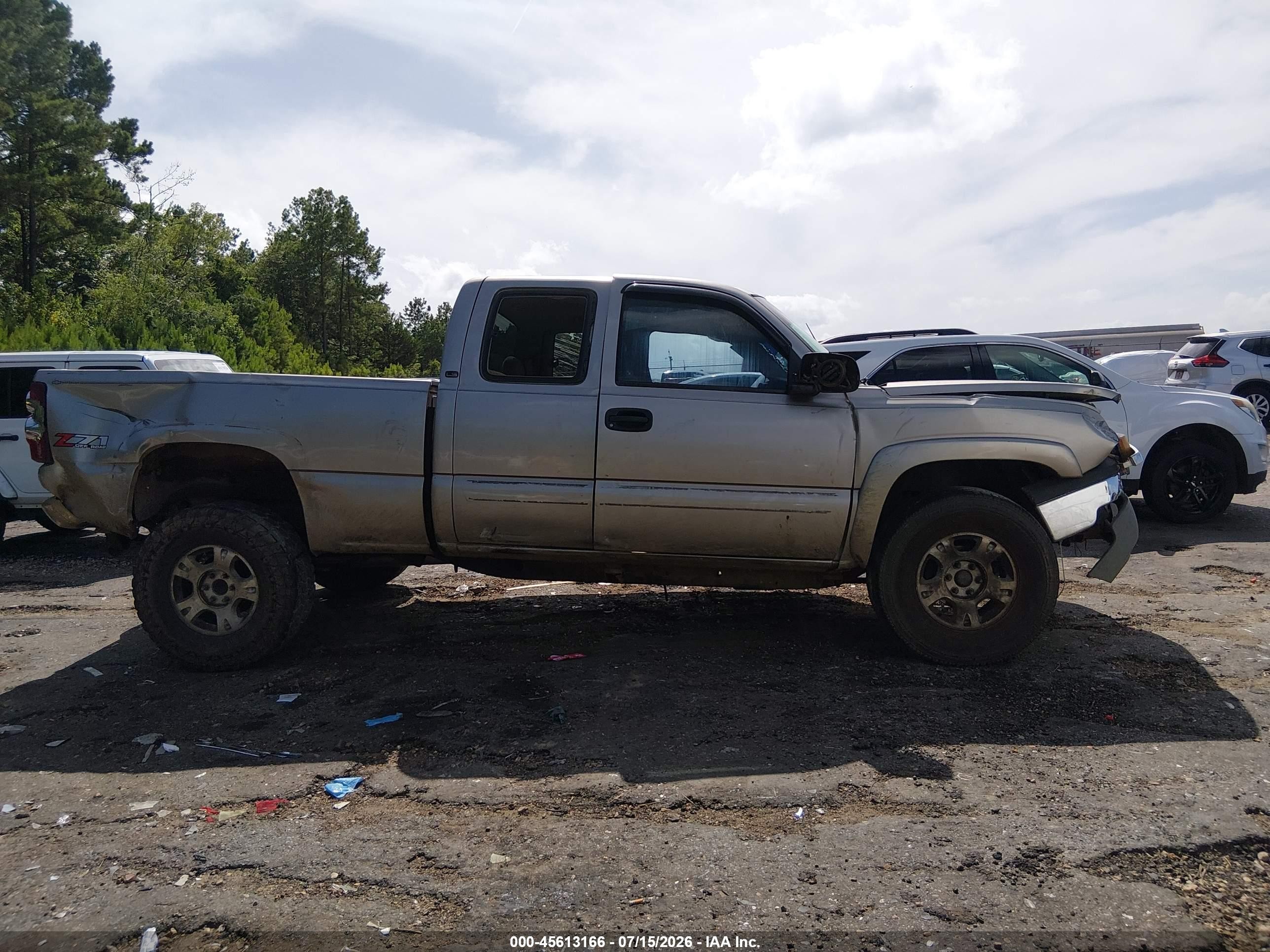 2003 Chevrolet Silverado 1500 Ls Gray vin: 1GCEK19T43E144175