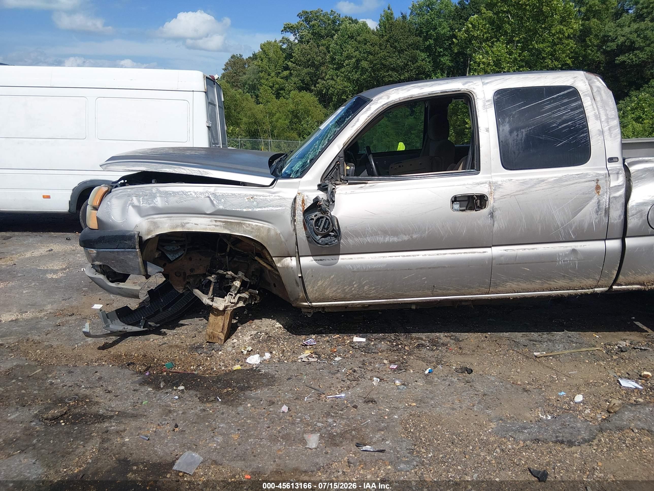 2003 Chevrolet Silverado 1500 Ls Gray vin: 1GCEK19T43E144175