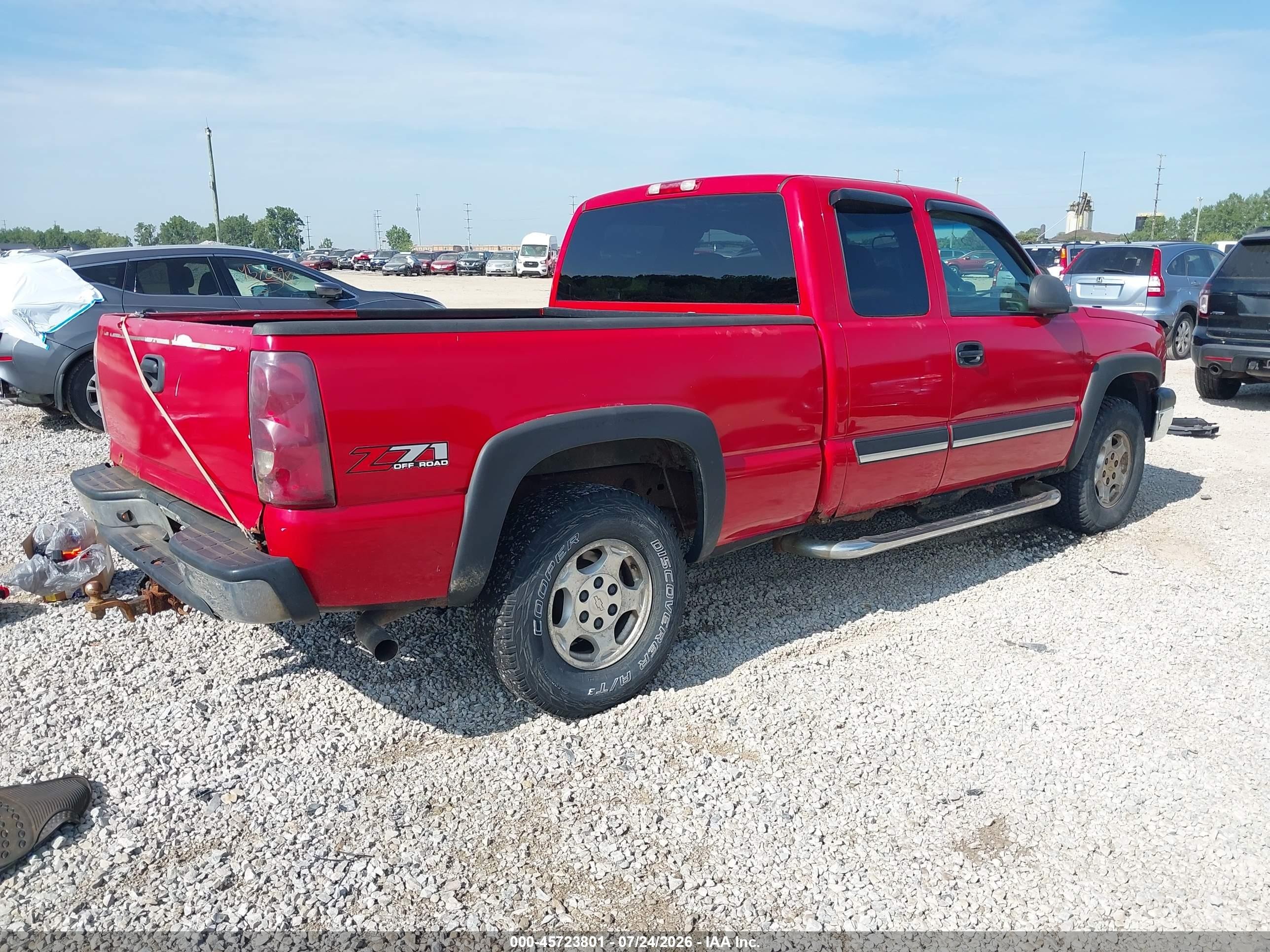 2003 Chevrolet Silverado 1500 Ls Красный vin: 1GCEK19T43E203323