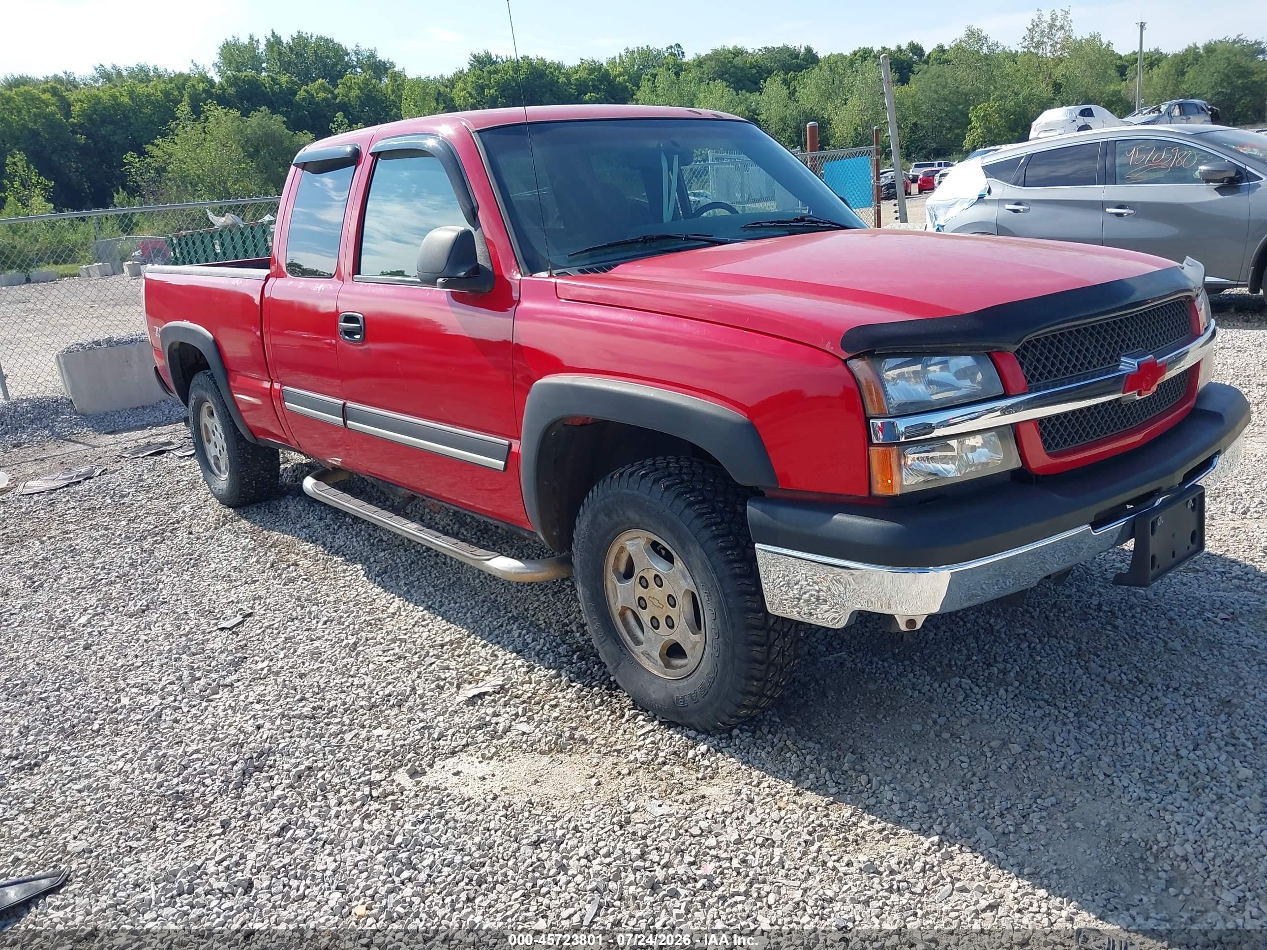 2003 Chevrolet Silverado 1500 Ls Красный vin: 1GCEK19T43E203323