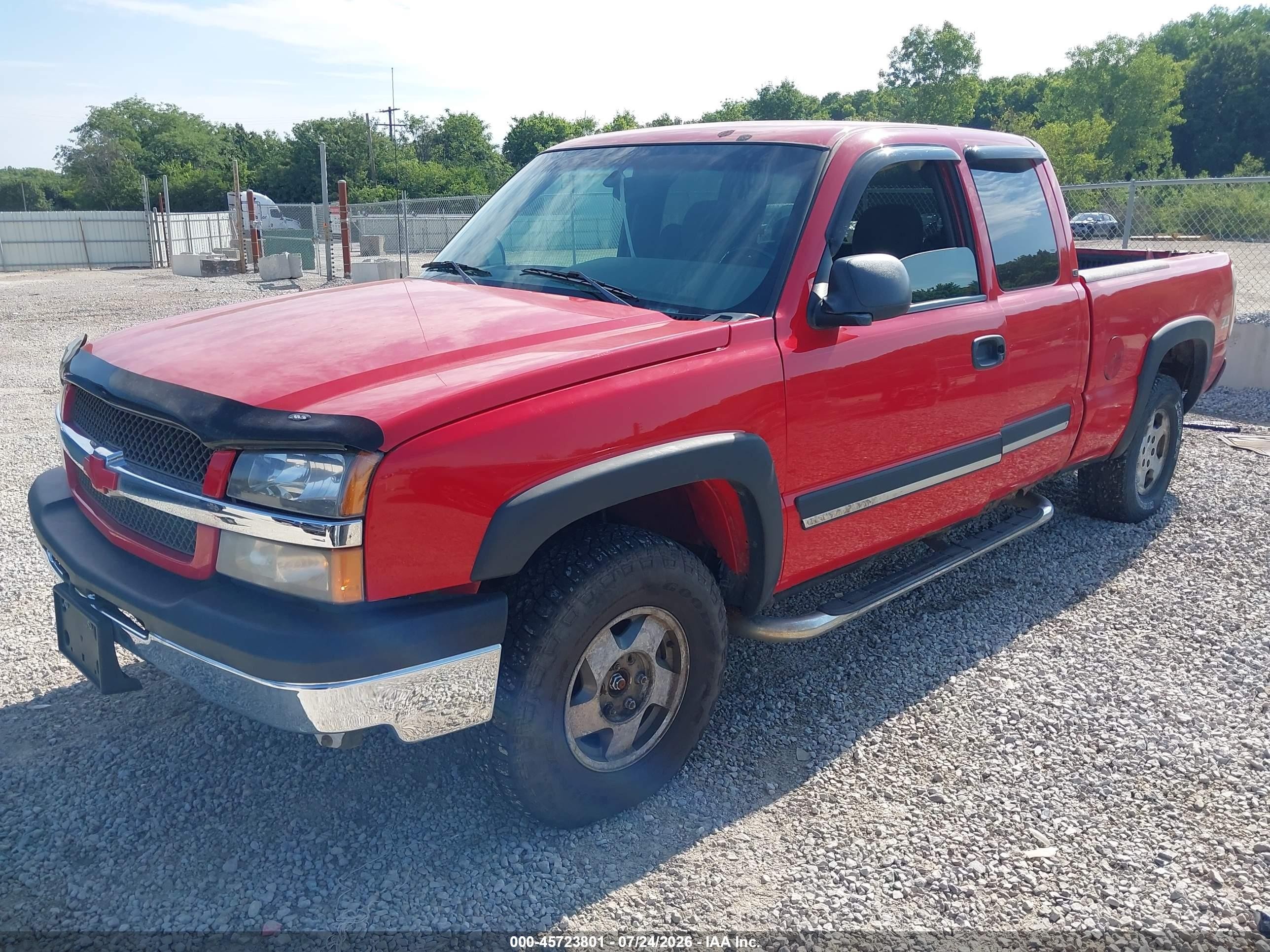 2003 Chevrolet Silverado 1500 Ls Красный vin: 1GCEK19T43E203323