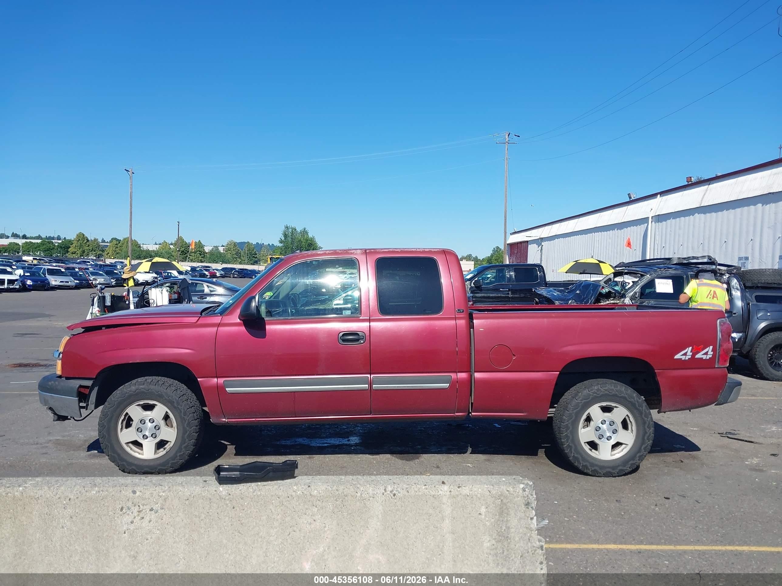 2004 Chevrolet Silverado 1500 Lt Burgundy vin: 1GCEK19T44E328548