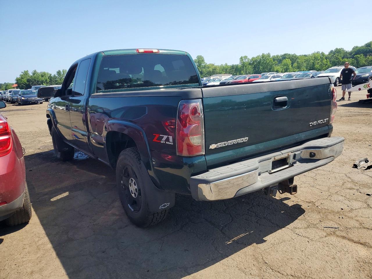 2004 Chevrolet Silverado K1500 Зеленый vin: 1GCEK19T44Z244707