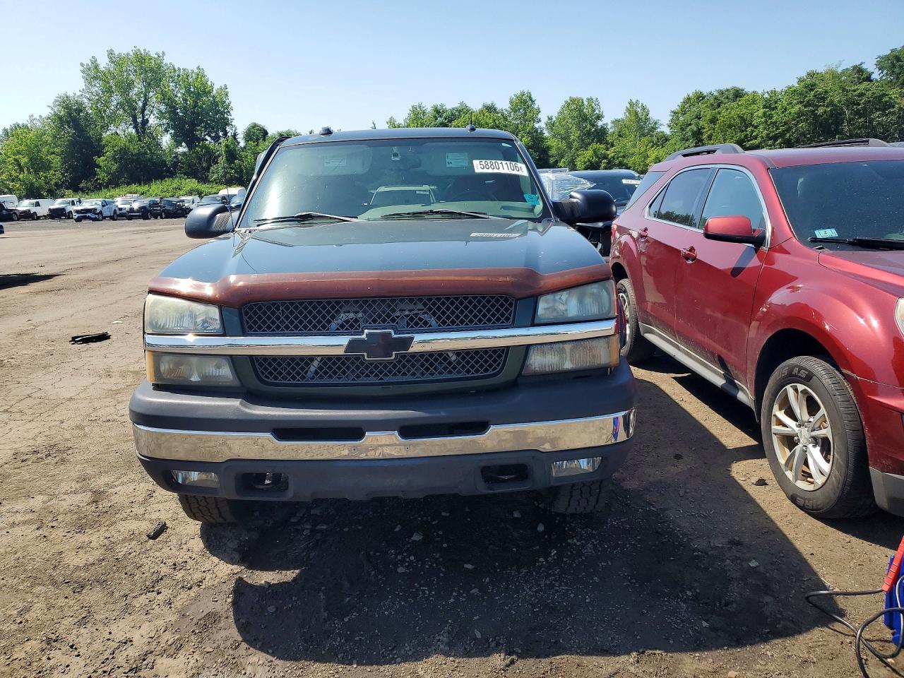 2004 Chevrolet Silverado K1500 Зеленый vin: 1GCEK19T44Z244707