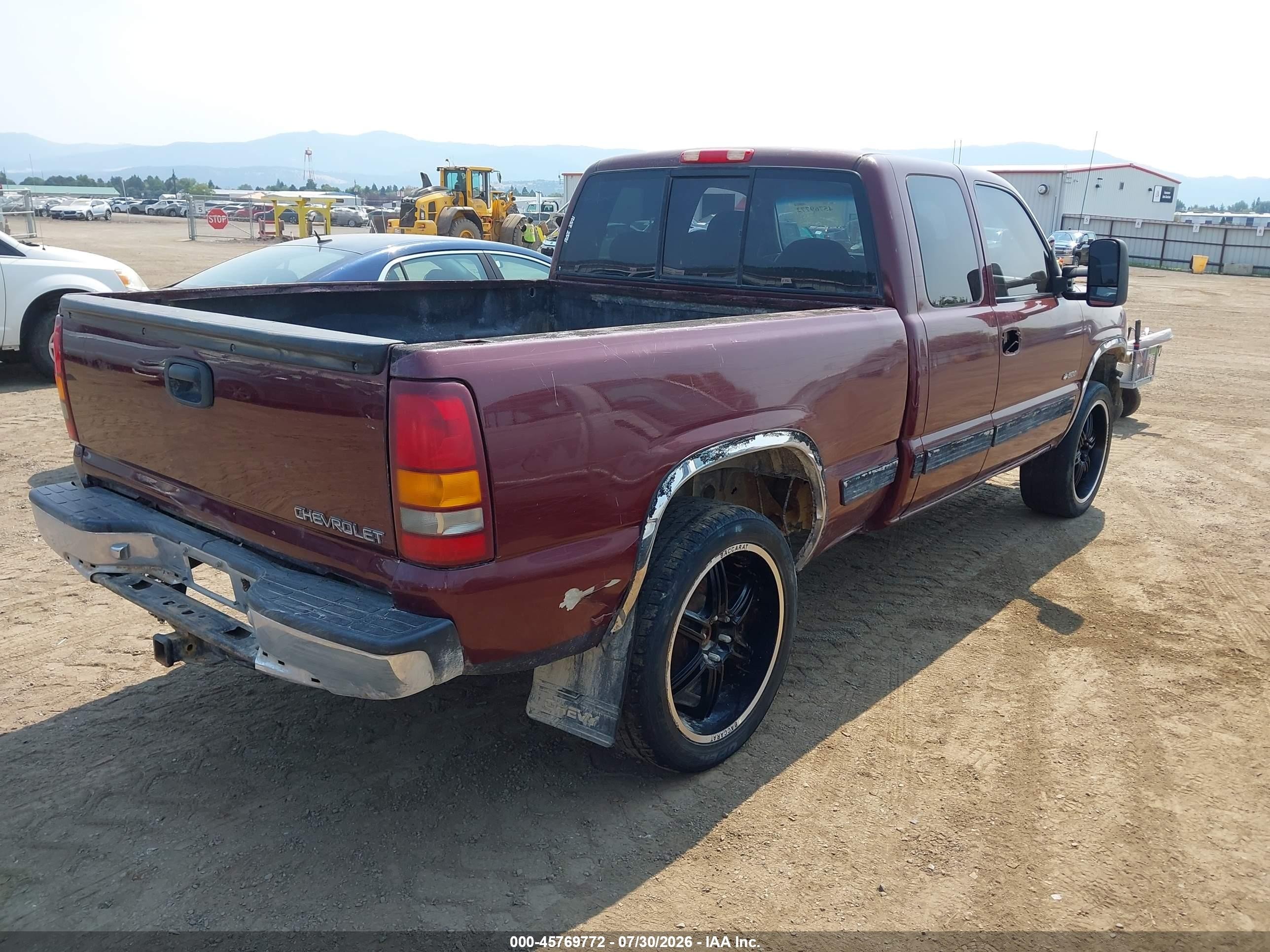 1999 Chevrolet Silverado 1500 Ls/lt Темно-бордовый vin: 1GCEK19T4XZ209928