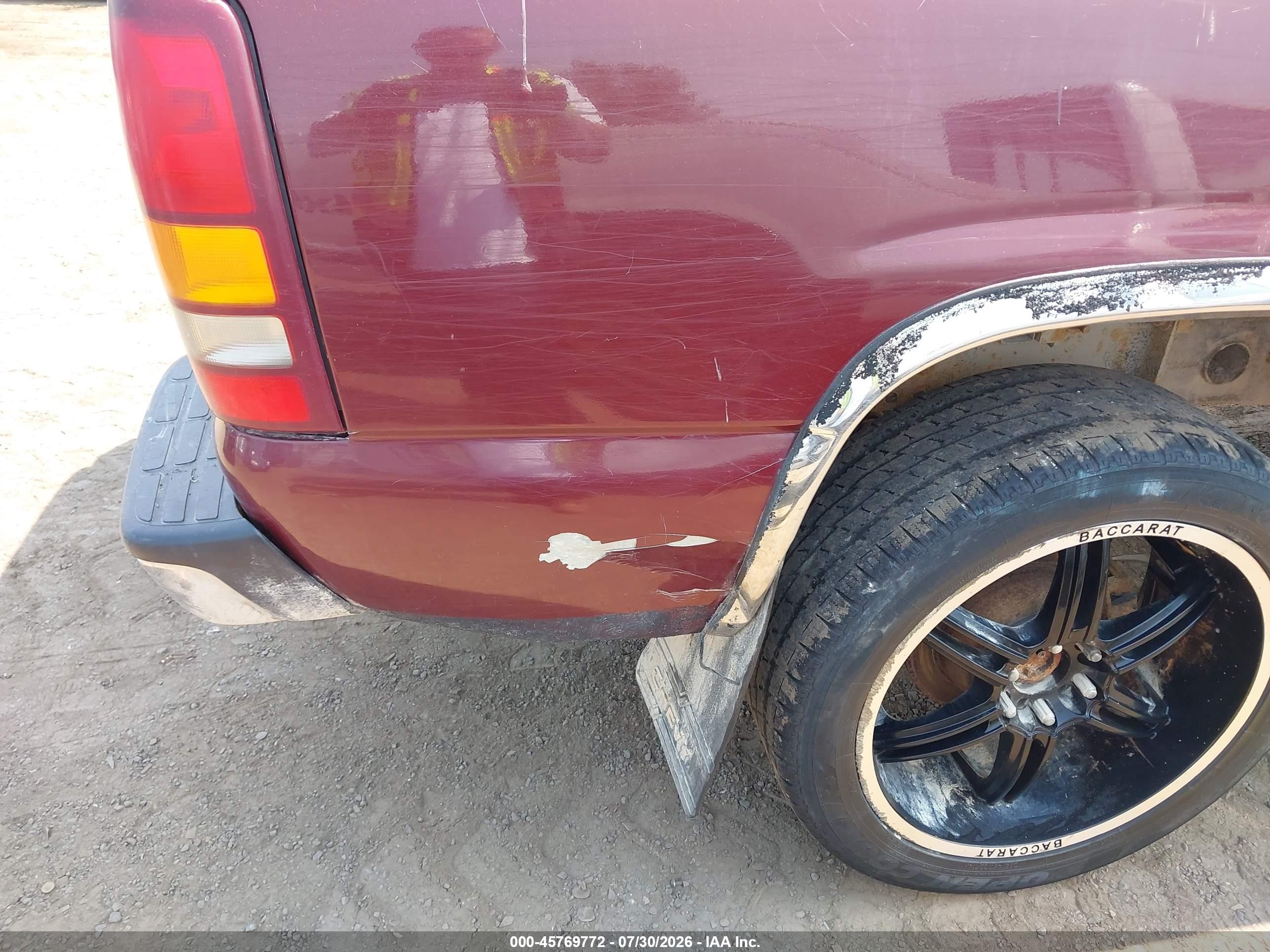 1999 Chevrolet Silverado 1500 Ls/lt Темно-бордовый vin: 1GCEK19T4XZ209928
