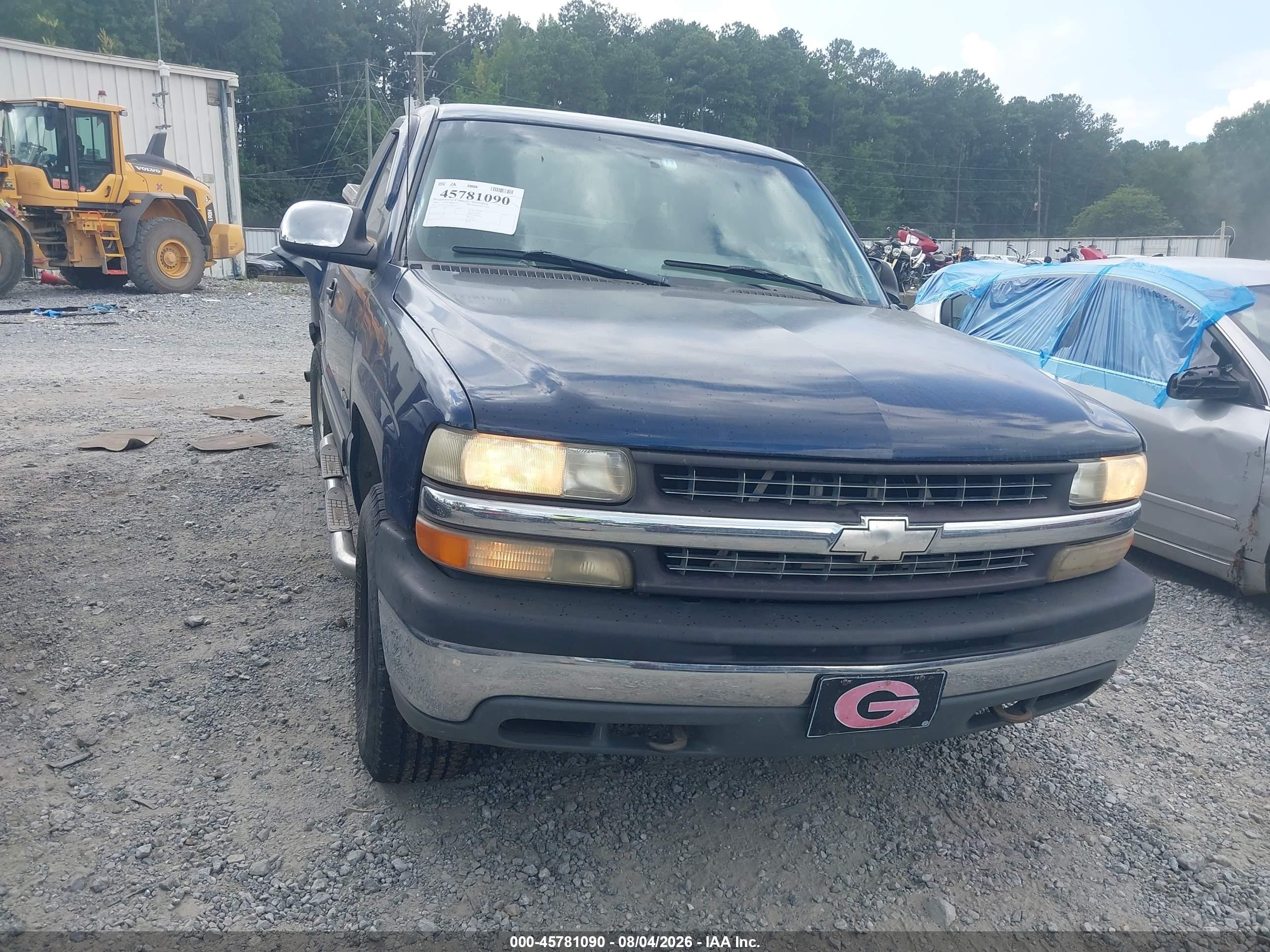 2000 Chevrolet Silverado 1500 Lt Синий vin: 1GCEK19T4YZ180528