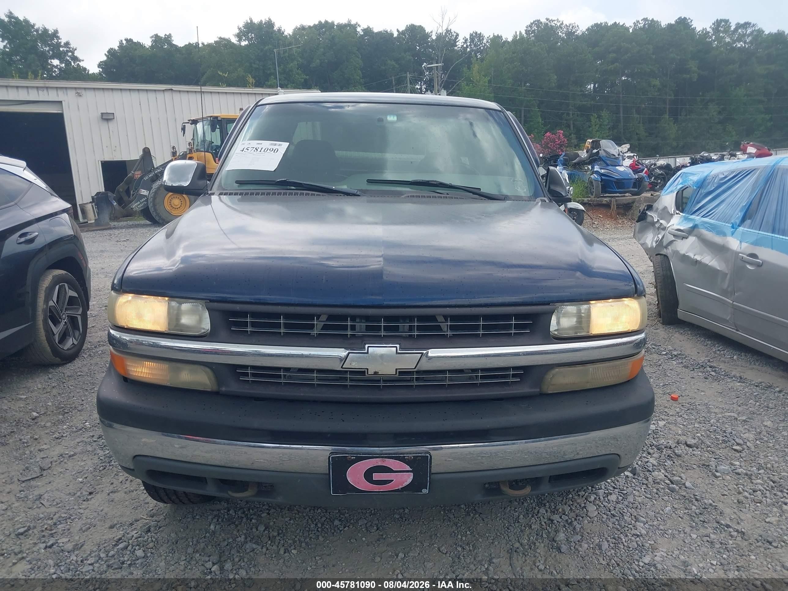 2000 Chevrolet Silverado 1500 Lt Синий vin: 1GCEK19T4YZ180528