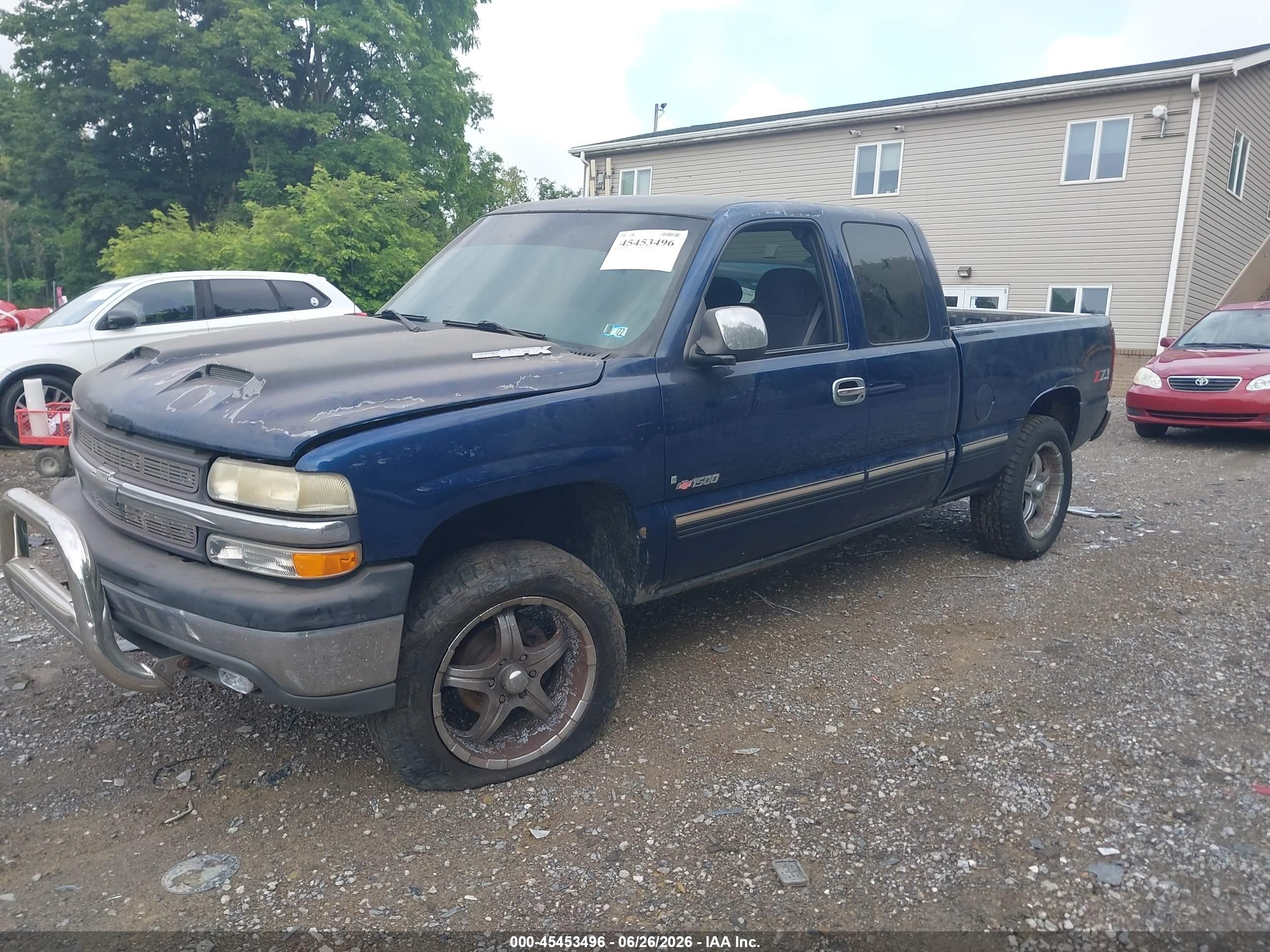 2002 Chevrolet Silverado 1500 Ls Navy vin: 1GCEK19T52Z109457