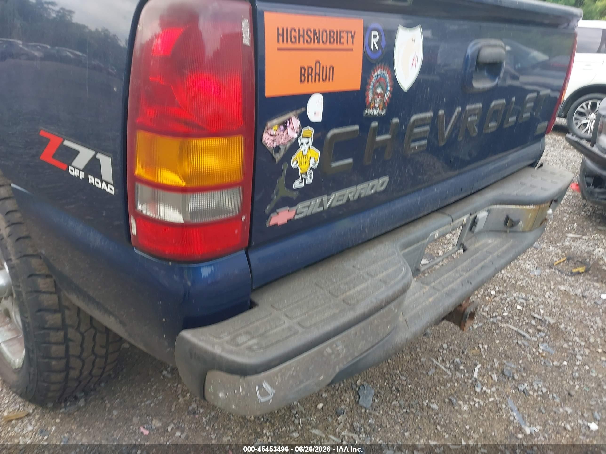 2002 Chevrolet Silverado 1500 Ls Navy vin: 1GCEK19T52Z109457