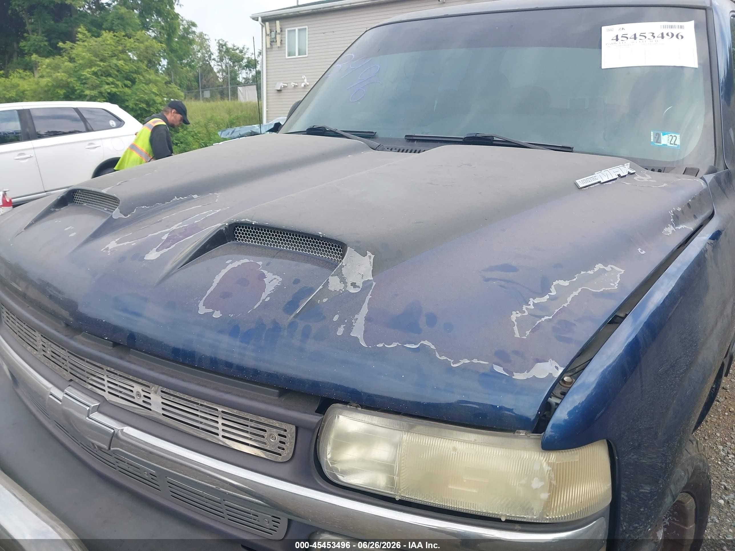 2002 Chevrolet Silverado 1500 Ls Navy vin: 1GCEK19T52Z109457