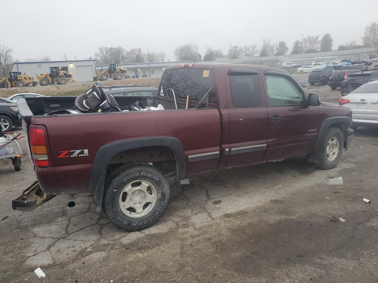 2002 Chevrolet Silverado K1500 Maroon vin: 1GCEK19T52Z237813
