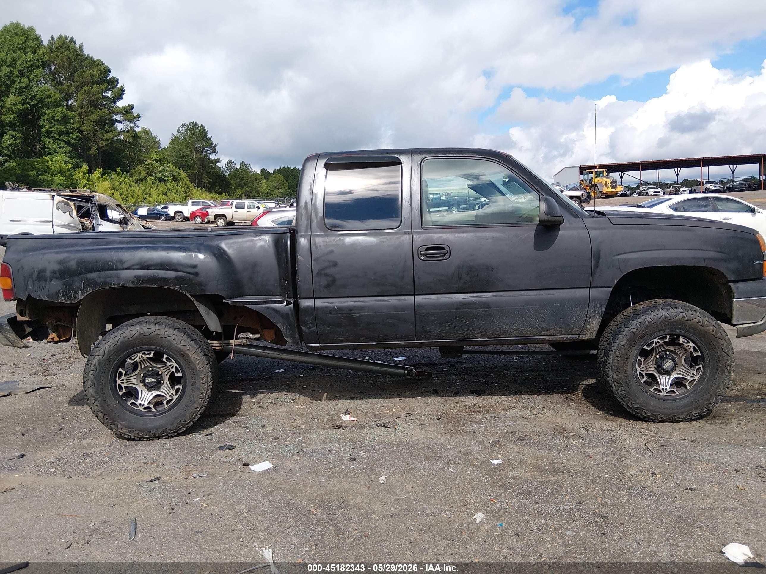 2003 Chevrolet Silverado 1500 Ls Black vin: 1GCEK19T53Z211133