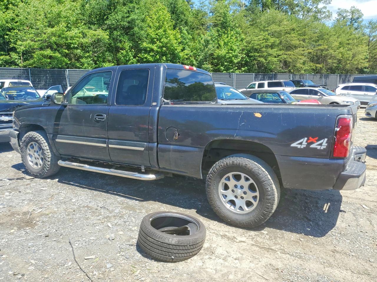 2004 Chevrolet Silverado K1500 Charcoal vin: 1GCEK19T54E278260
