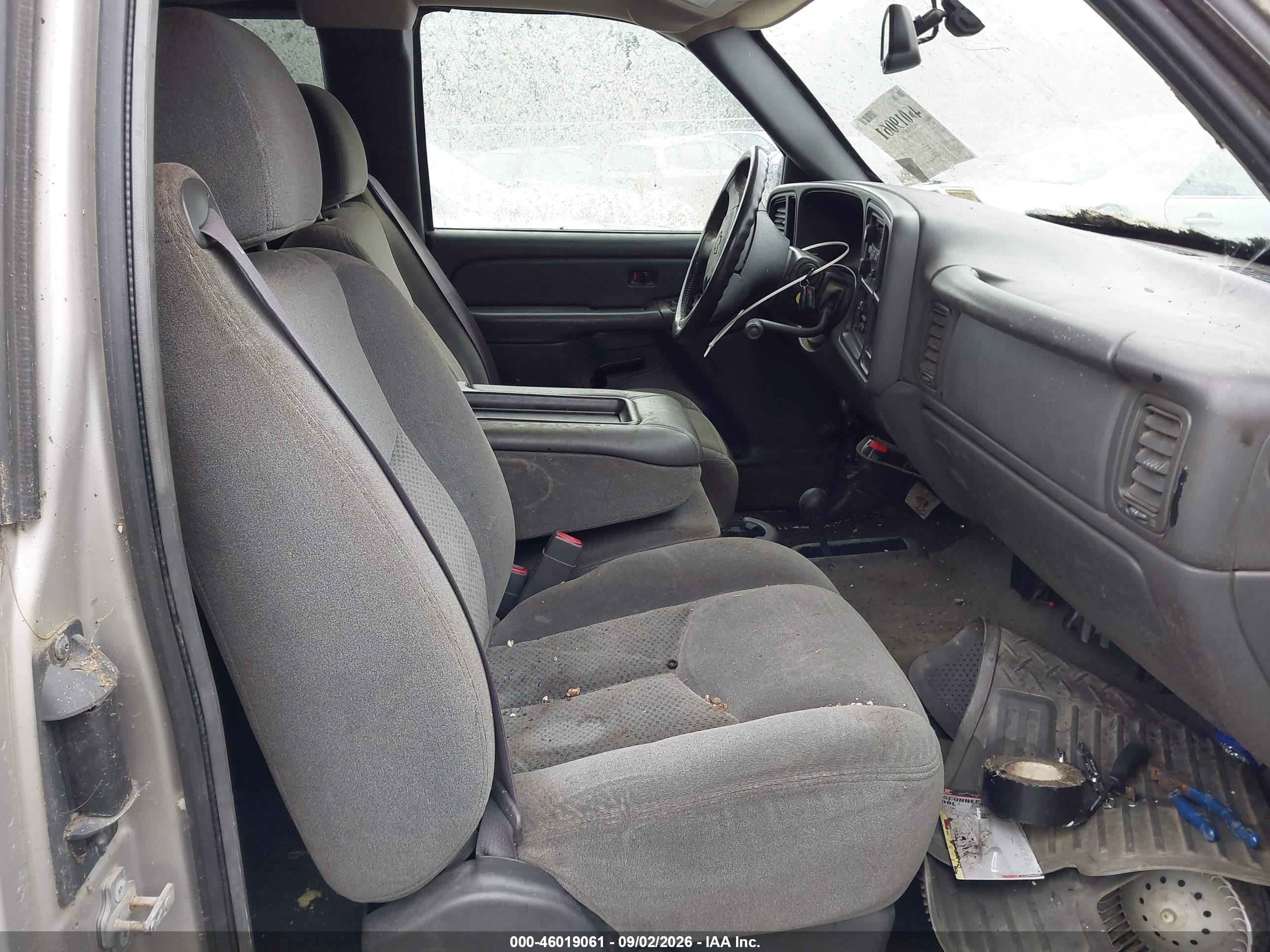 2004 Chevrolet Silverado 1500 Ls Silver vin: 1GCEK19T54E306543