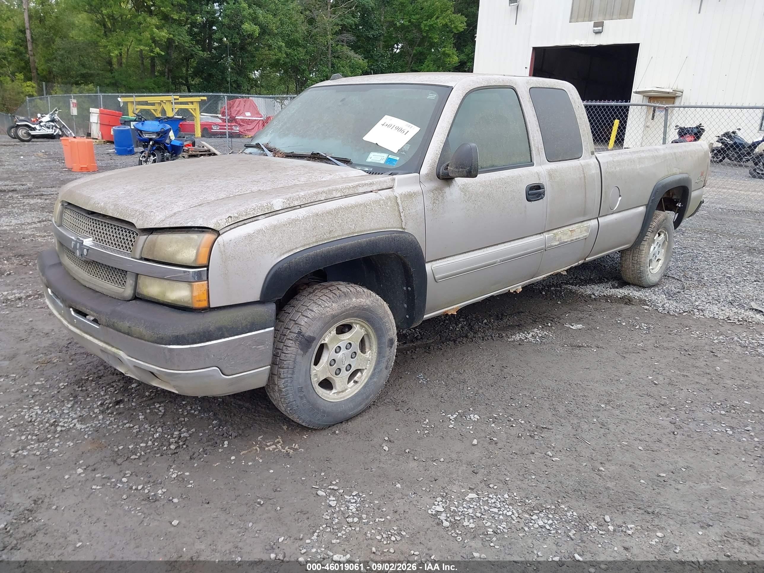 2004 Chevrolet Silverado 1500 Ls Silver vin: 1GCEK19T54E306543