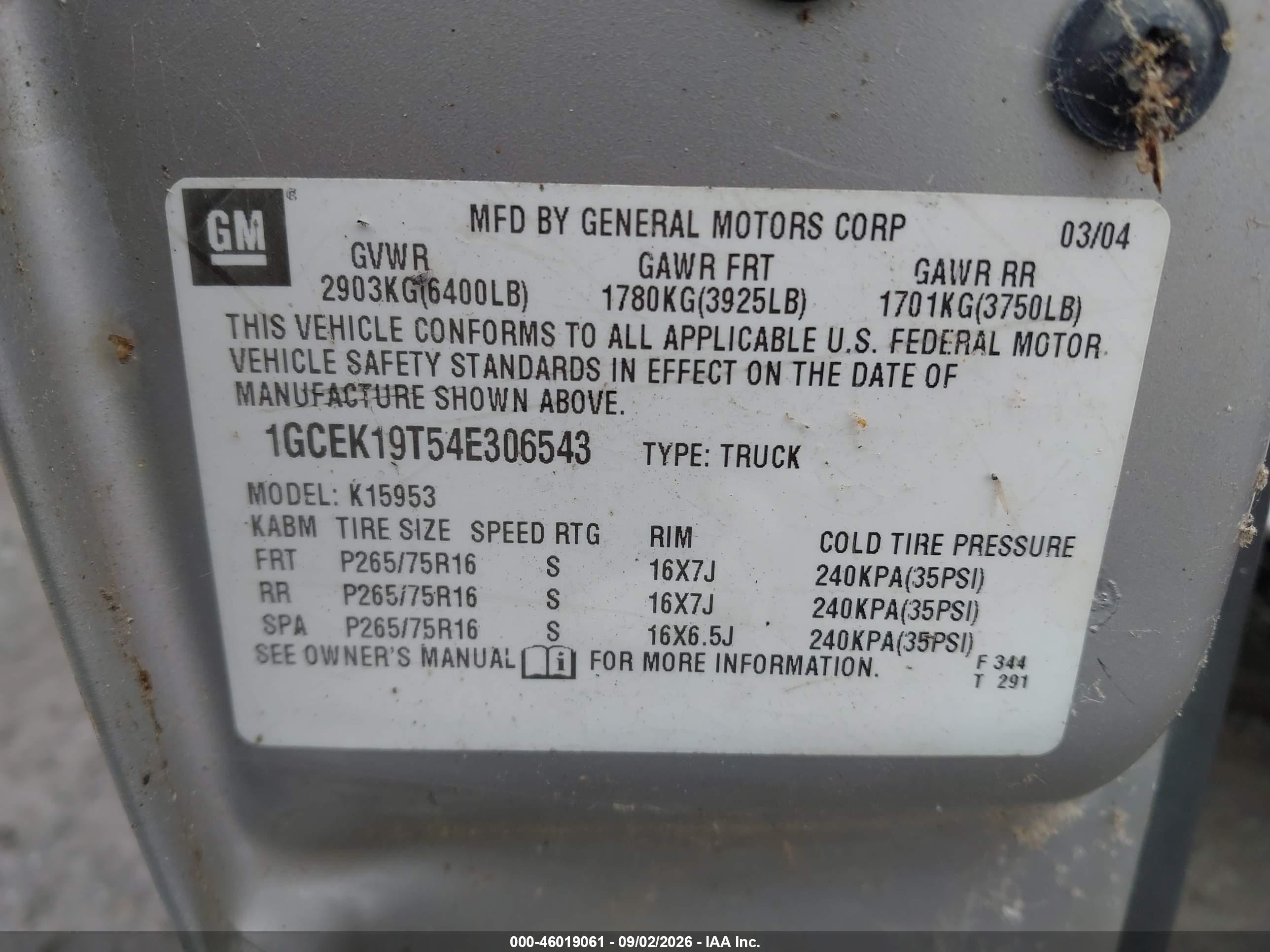 2004 Chevrolet Silverado 1500 Ls Silver vin: 1GCEK19T54E306543