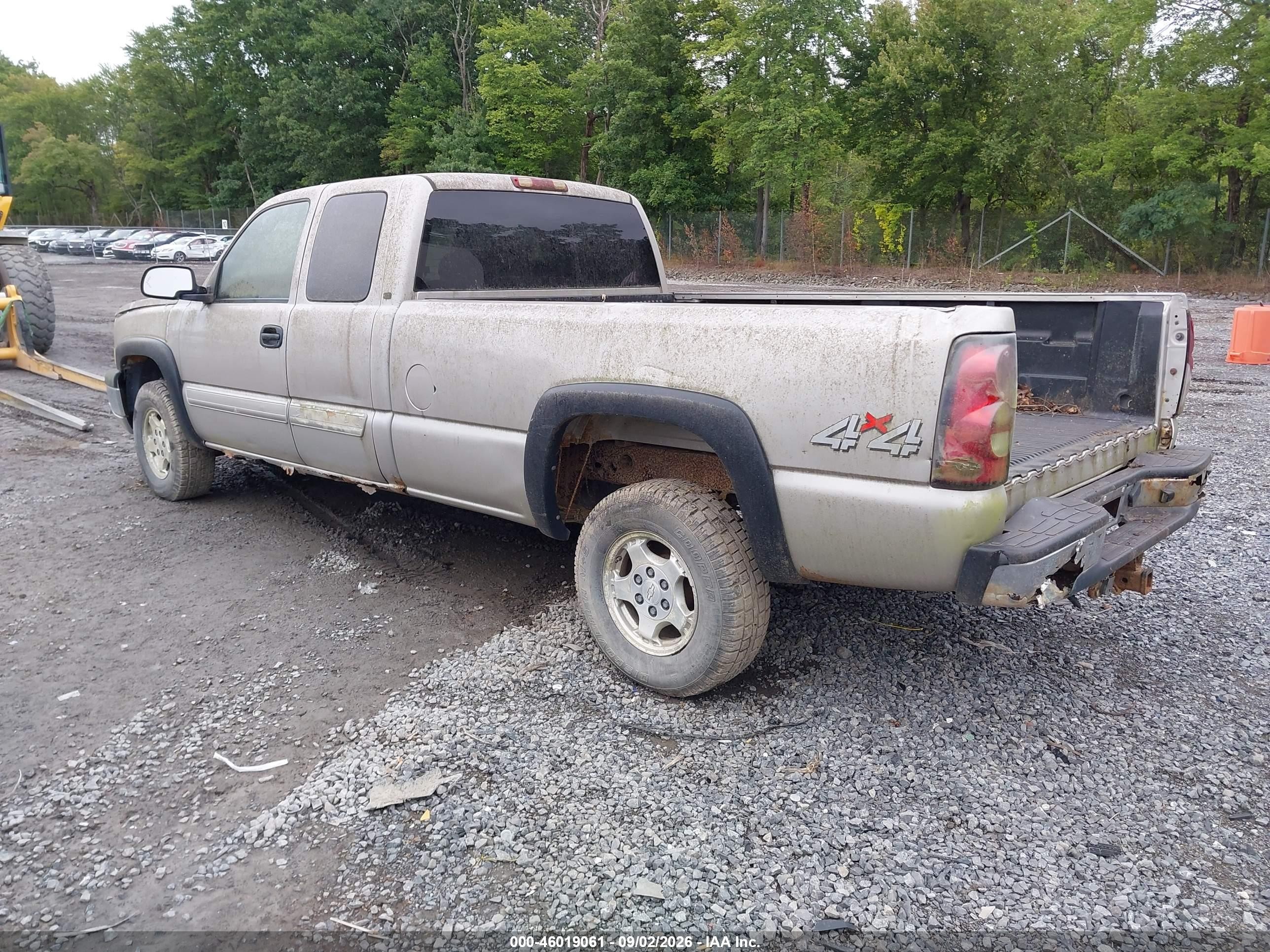 2004 Chevrolet Silverado 1500 Ls Silver vin: 1GCEK19T54E306543