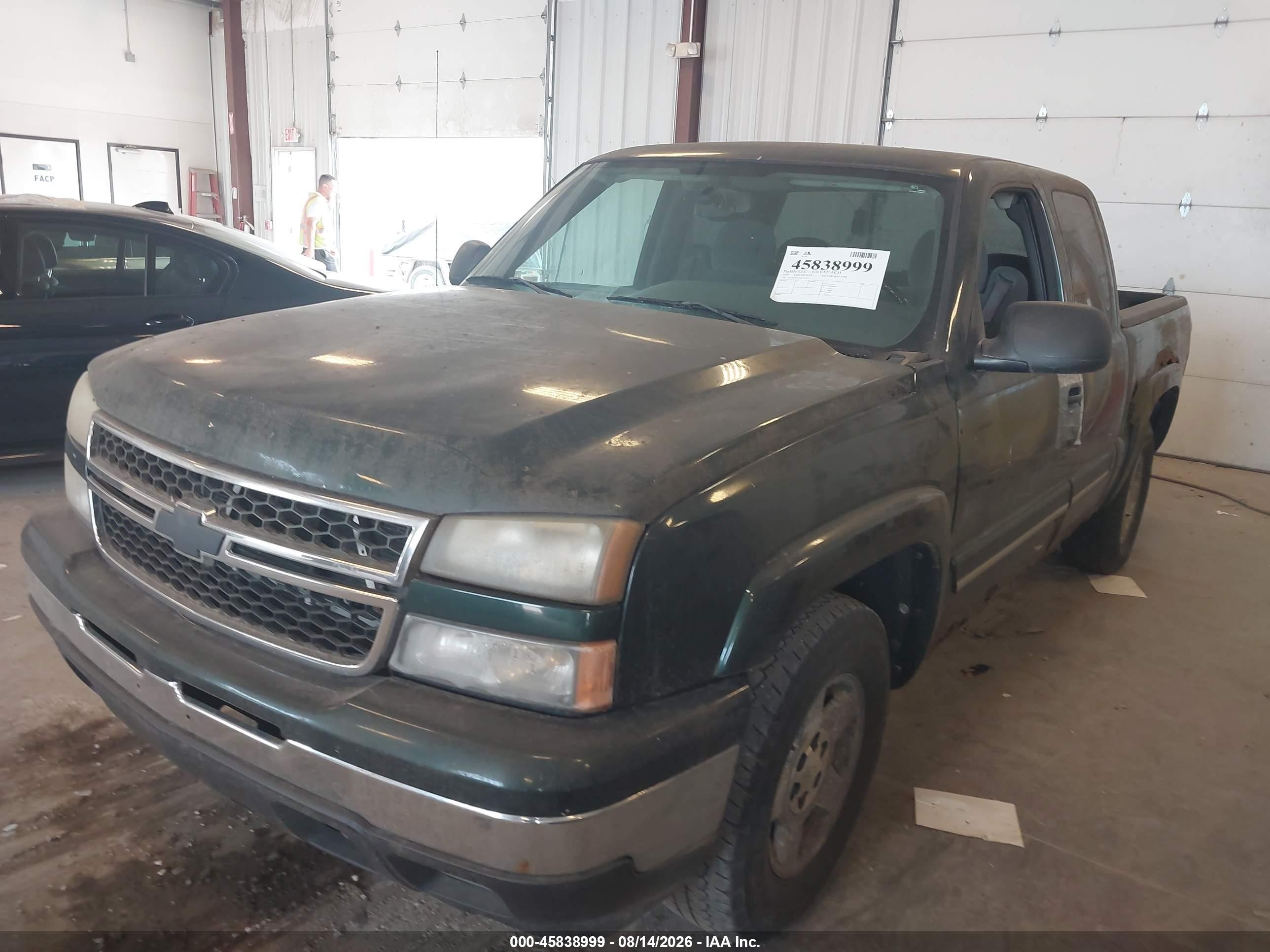 2006 Chevrolet Silverado 1500 Lt2 Green vin: 1GCEK19T56Z122635