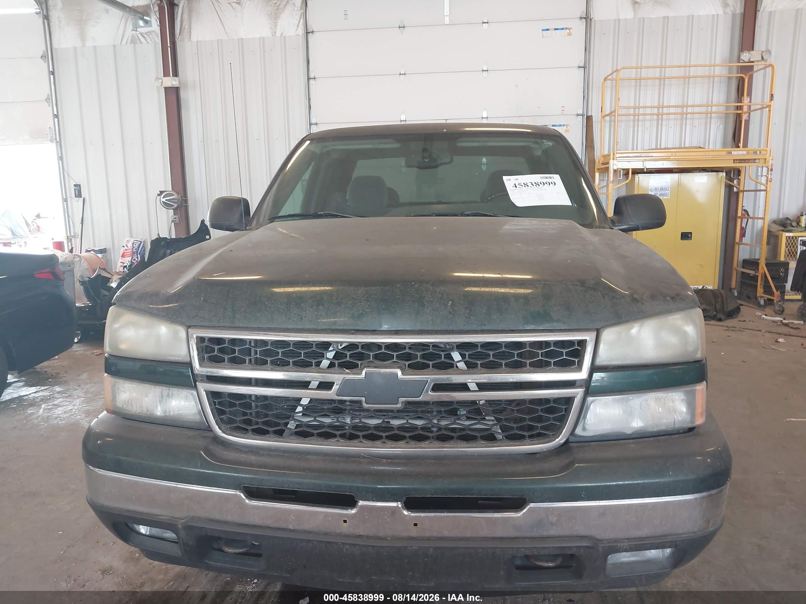 2006 Chevrolet Silverado 1500 Lt2 Green vin: 1GCEK19T56Z122635