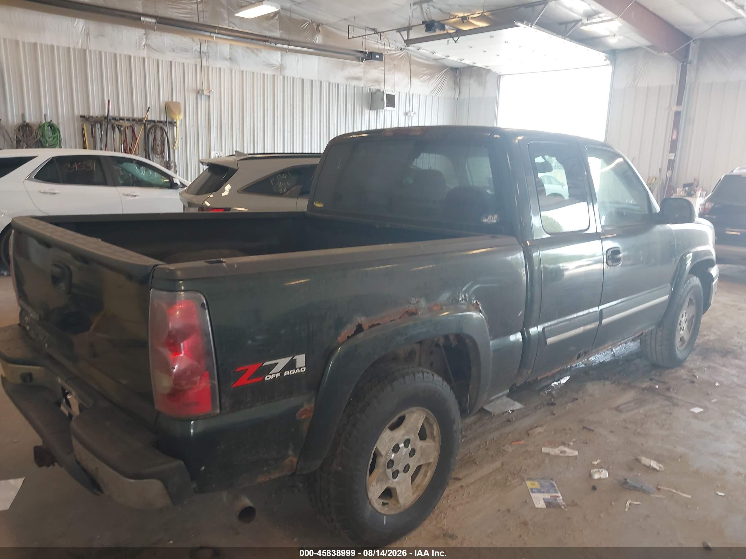 2006 Chevrolet Silverado 1500 Lt2 Green vin: 1GCEK19T56Z122635