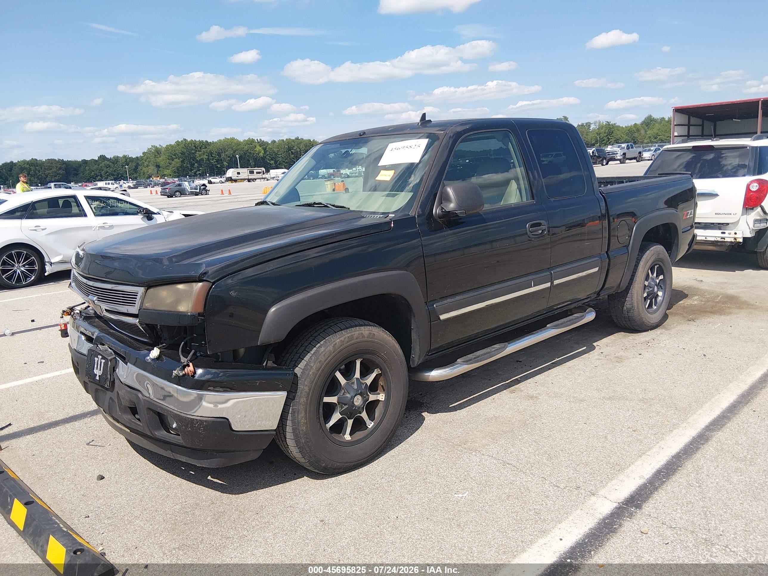 2006 Chevrolet Silverado 1500 Lt3 Black vin: 1GCEK19T56Z148104