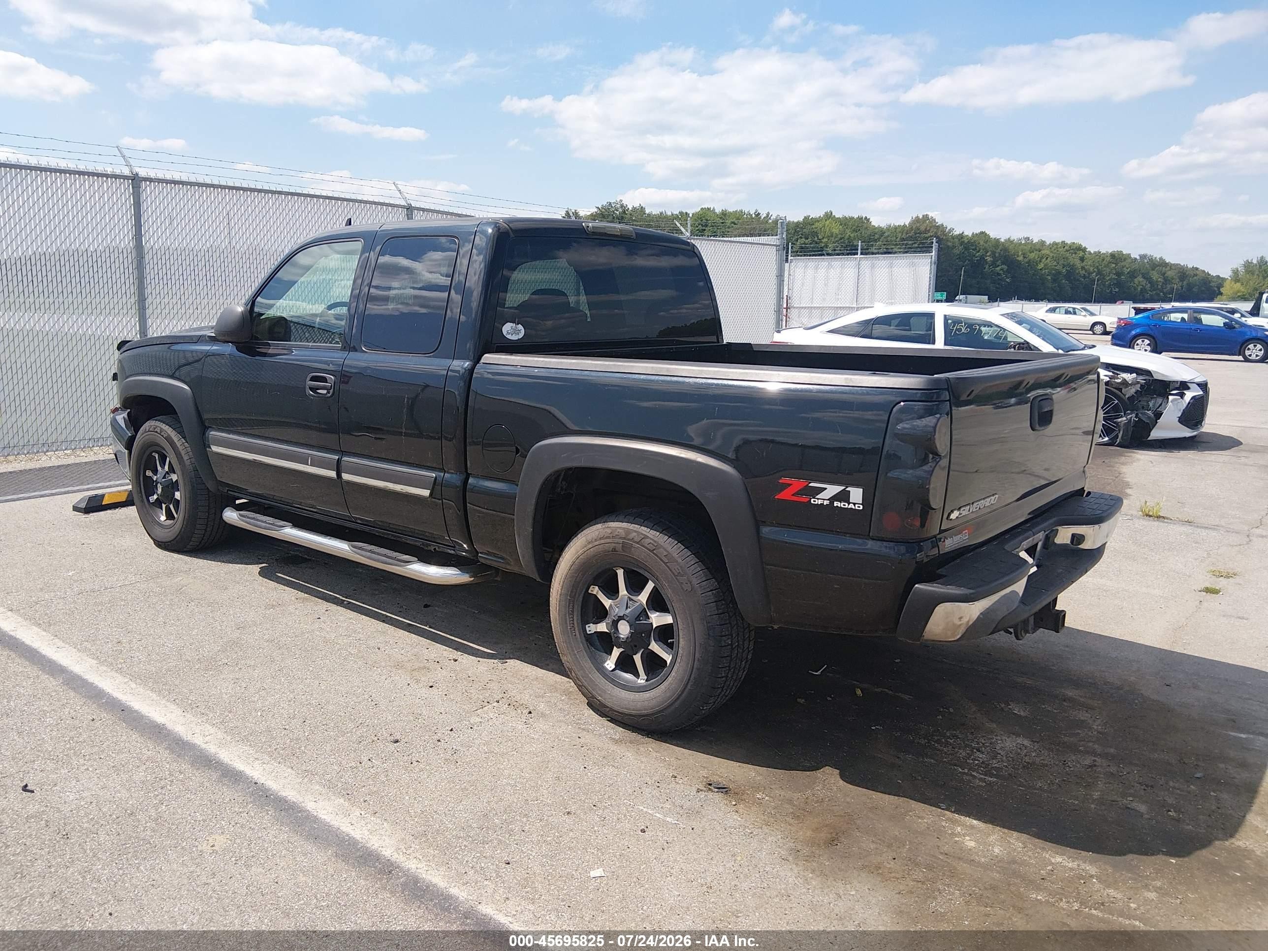 2006 Chevrolet Silverado 1500 Lt3 Black vin: 1GCEK19T56Z148104